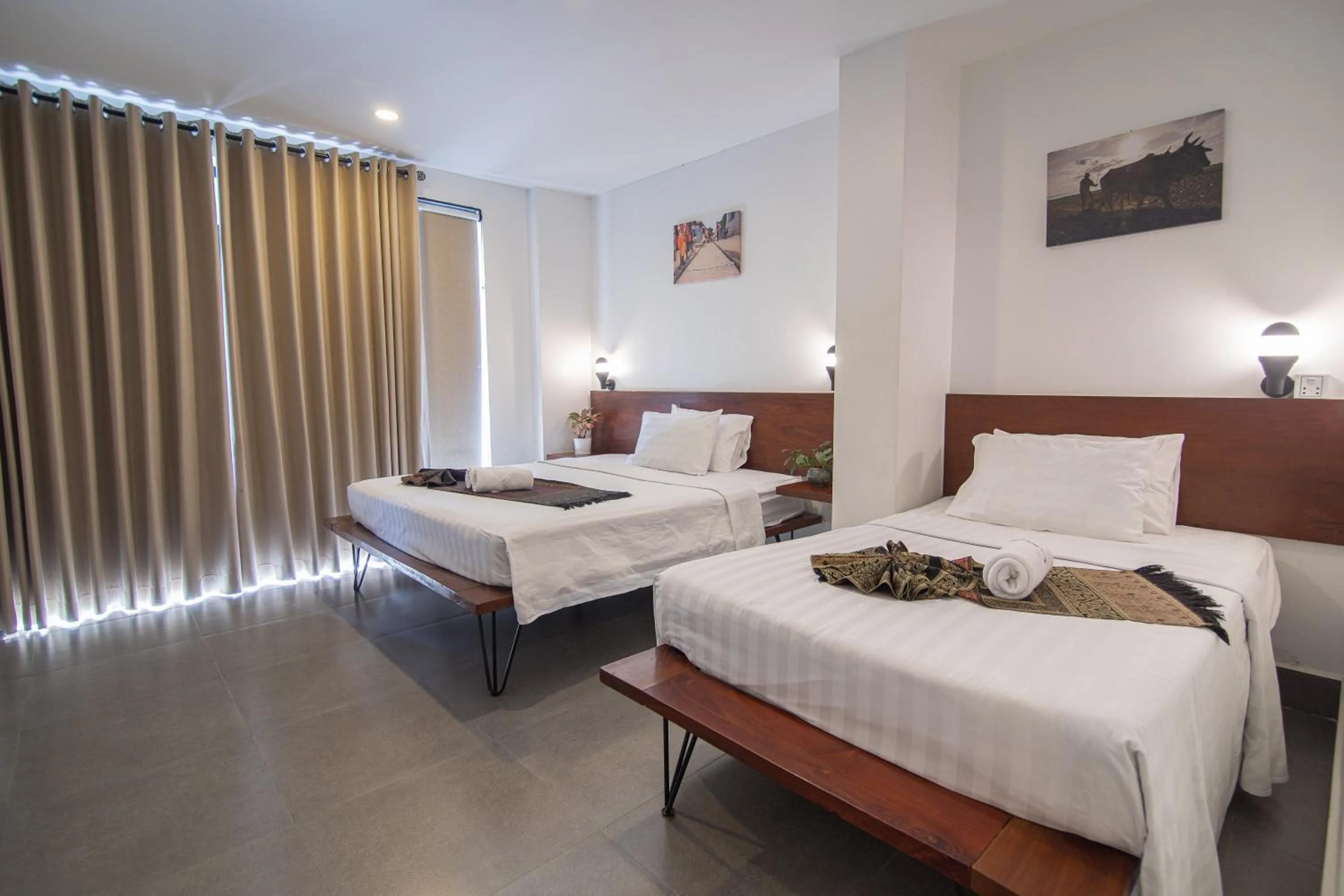 Bedroom, Bed in Pooltop Phnom Penh