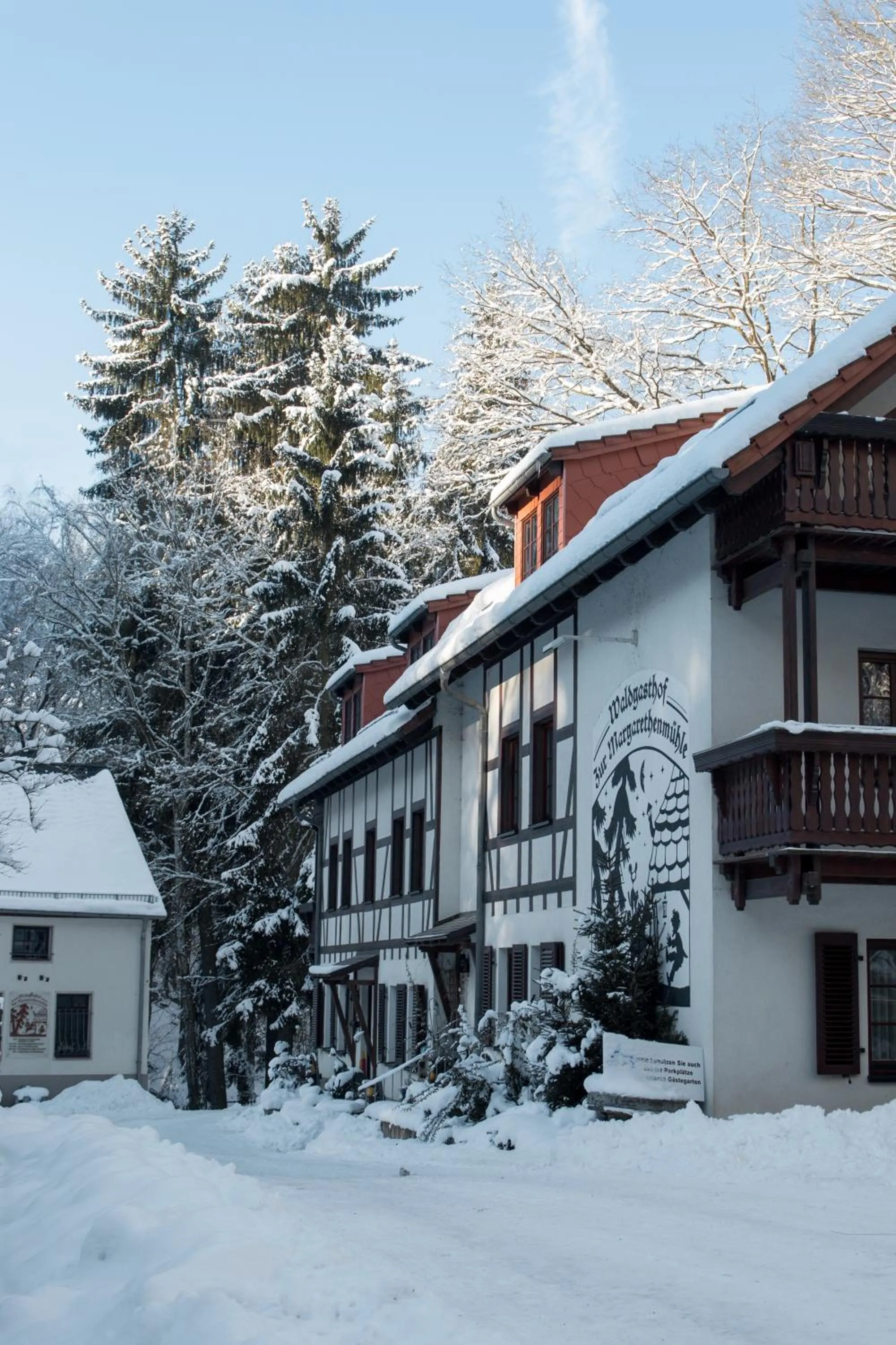 Winter in Zur Margarethenmühle - Landgasthof und Waldhotel