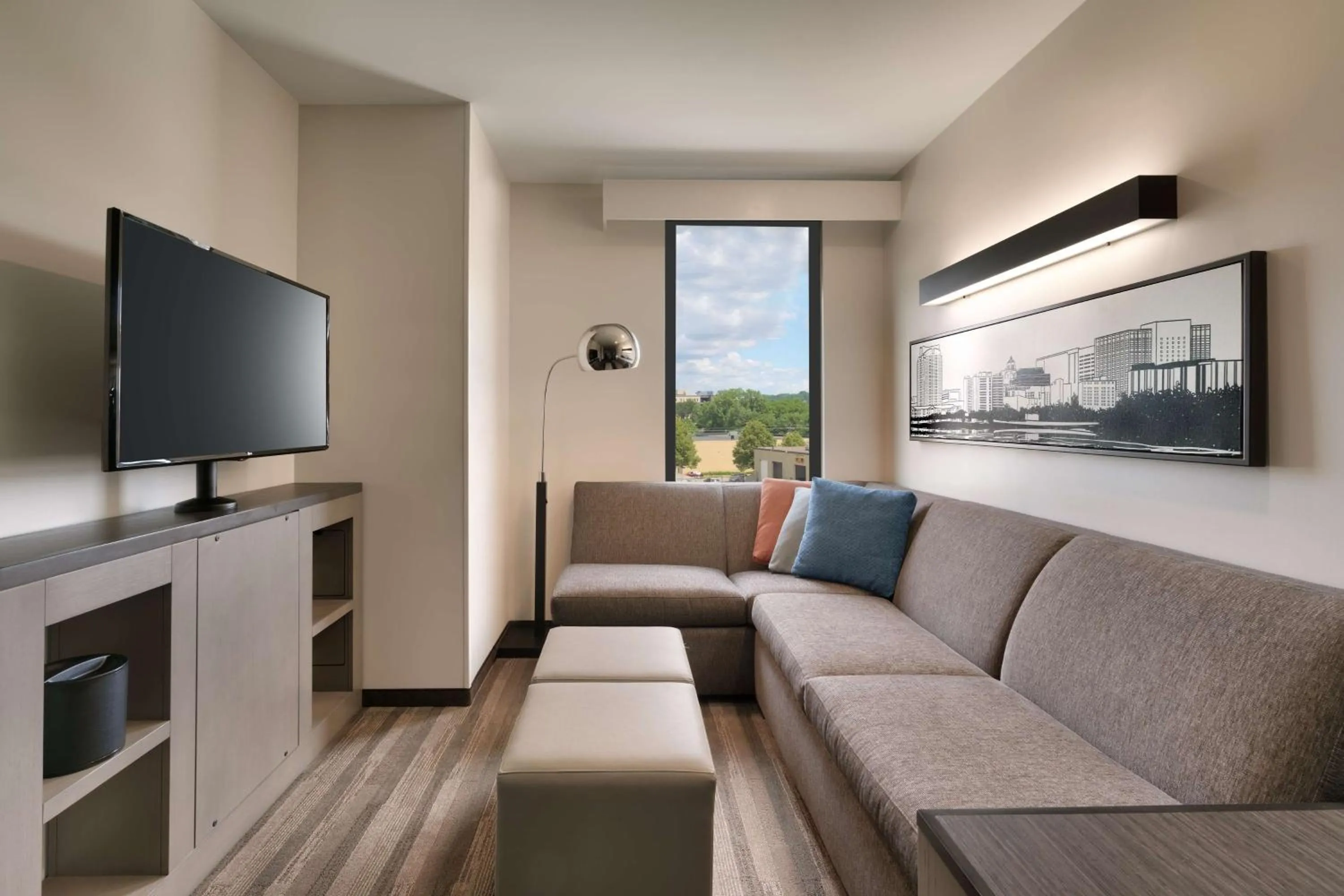 Photo of the whole room in Hyatt House Rochester Mayo Clinic Area