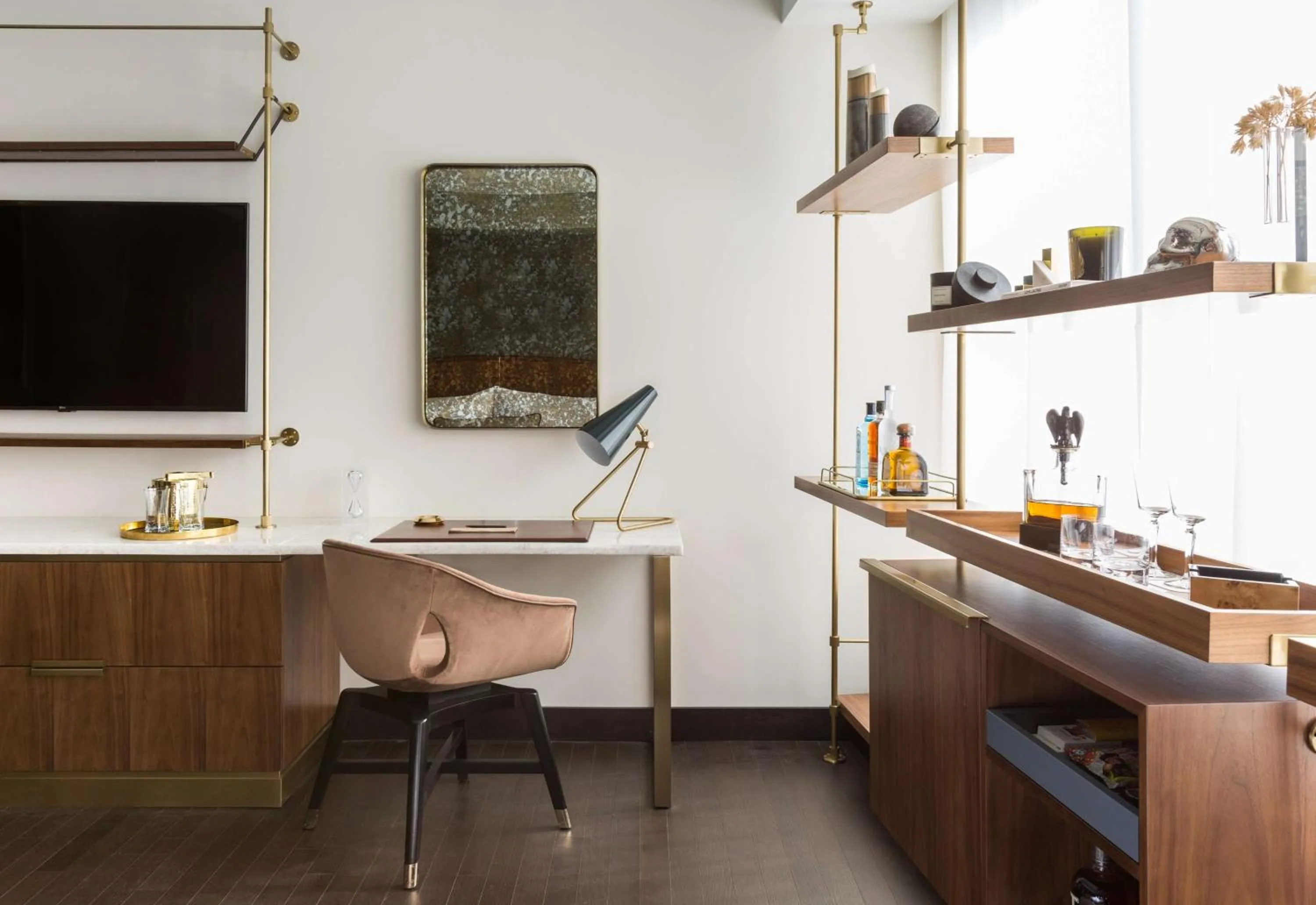 Seating area in Thompson Dallas, by Hyatt