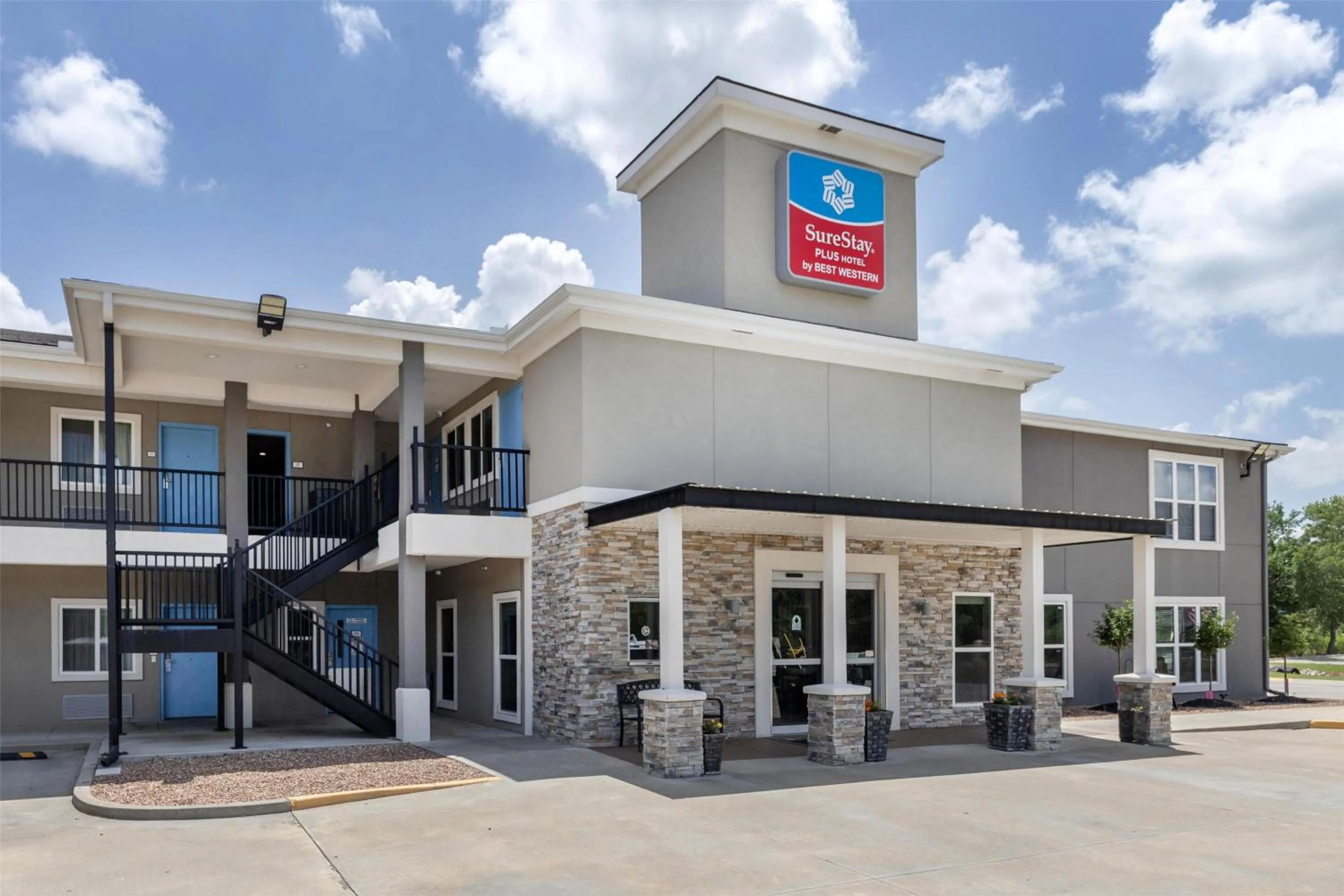 Property building in SureStay Plus Hotel by Best Western Ada