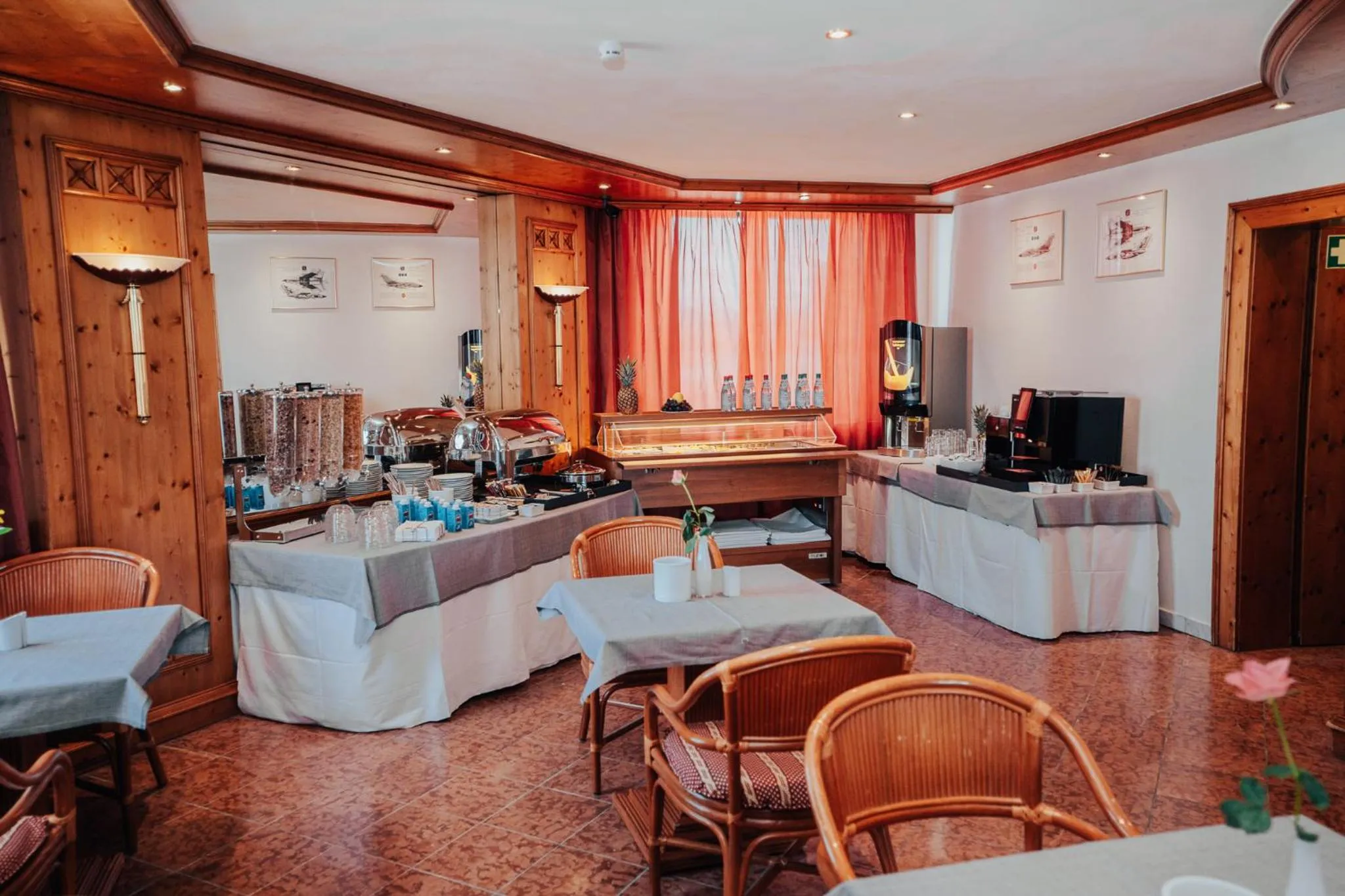 Buffet breakfast in Lechpark Hotel