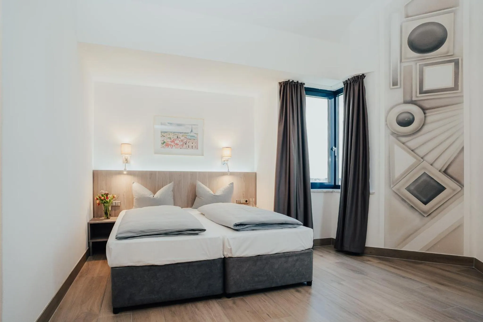 Bed in Lechpark Hotel