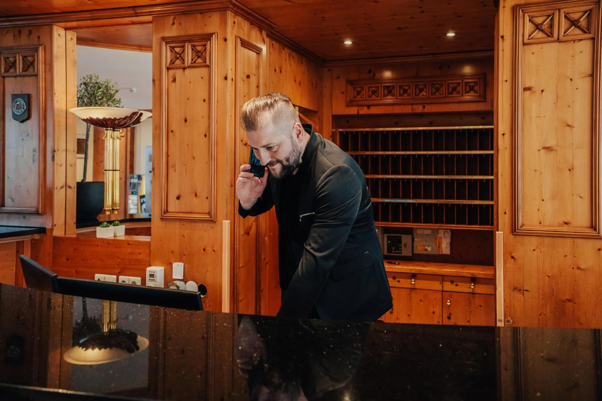 Lobby or reception in Lechpark Hotel