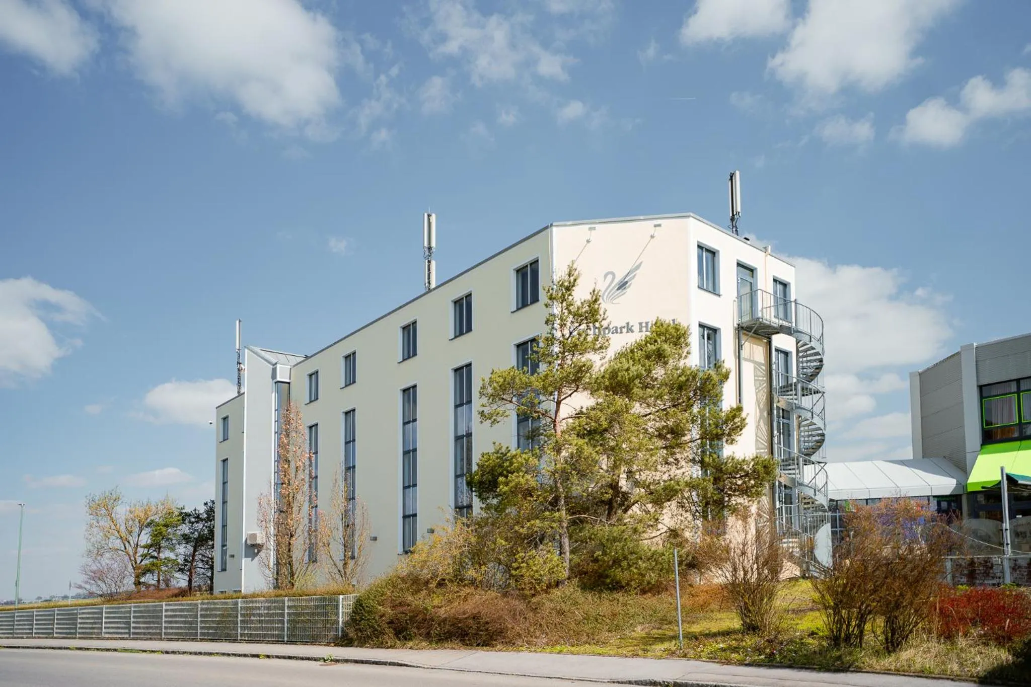 Property building in Lechpark Hotel