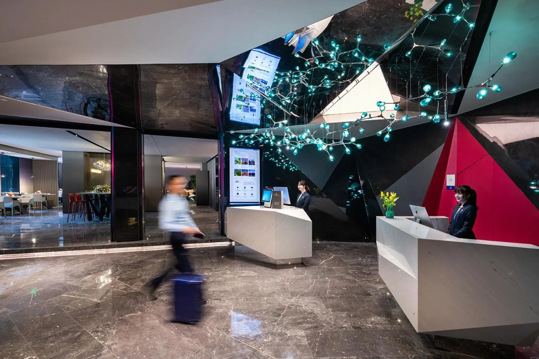 Lobby or reception in Novotel Yangzhou City Center