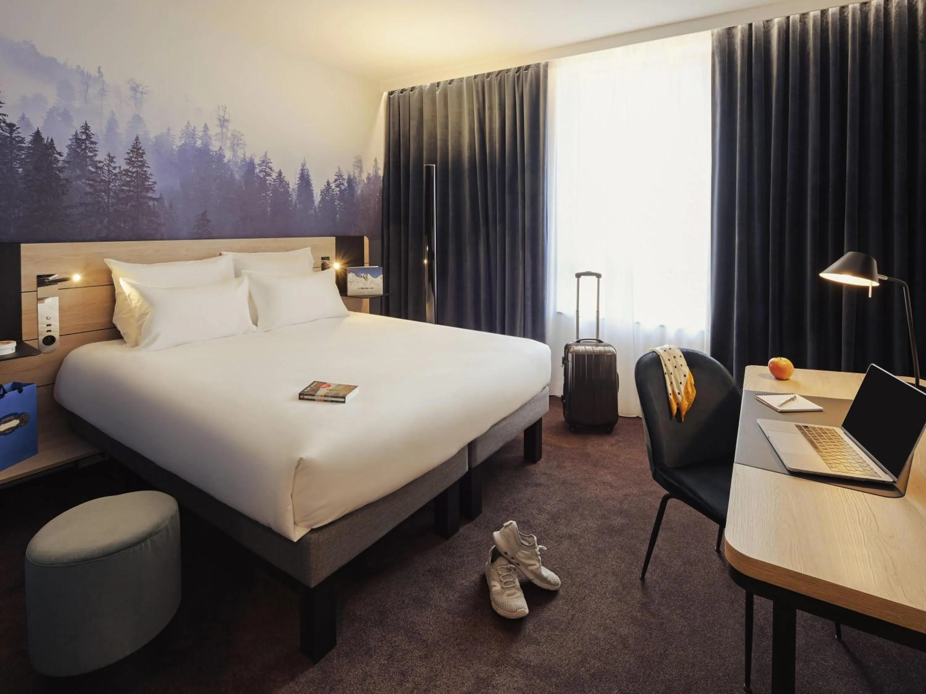 Bedroom, Bed in Novotel Annemasse Centre - Porte de Genève