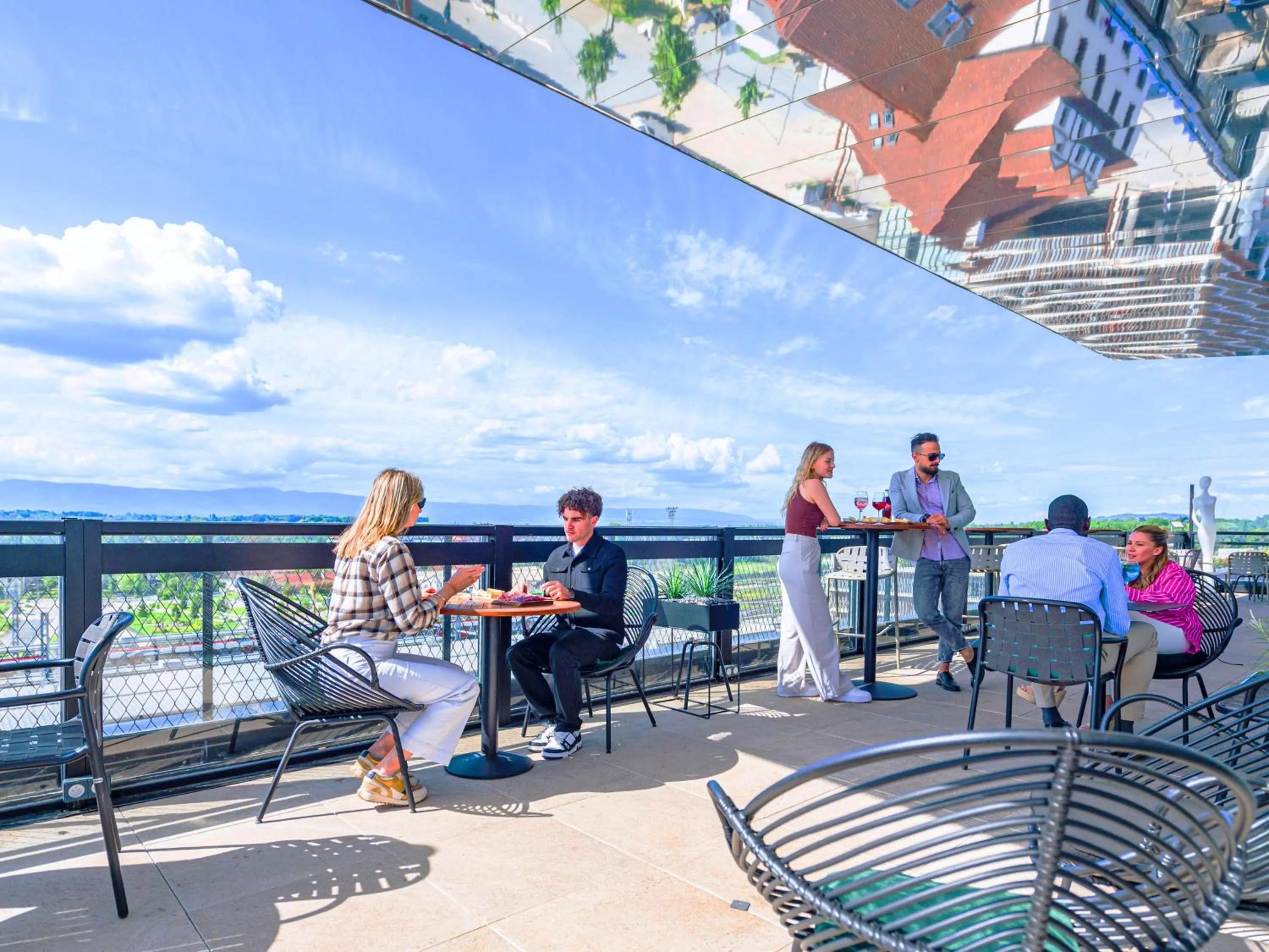 Balcony/Terrace in Novotel Annemasse Centre - Porte de Genève