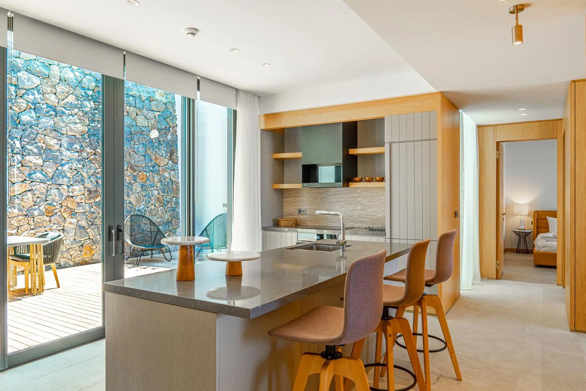 Kitchen or kitchenette in G Beyond Residences & Villas, Yalıkavak, Bodrum