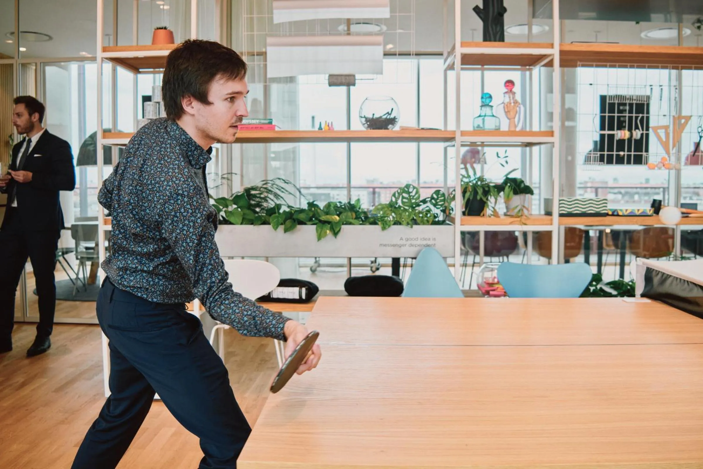 Table tennis in Zoku Copenhagen