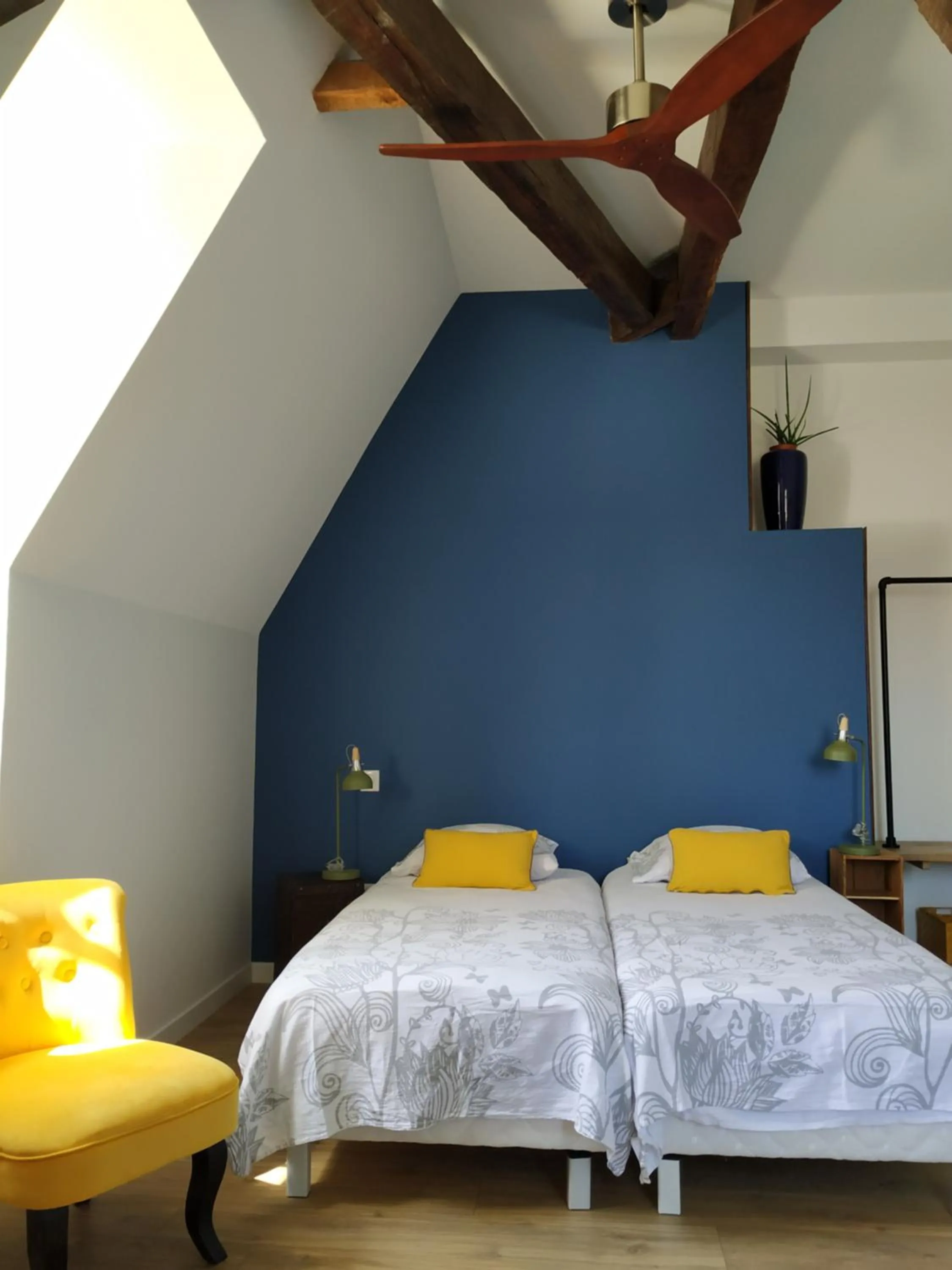 Bed in Chambres d'Hôtes Gaïnaa