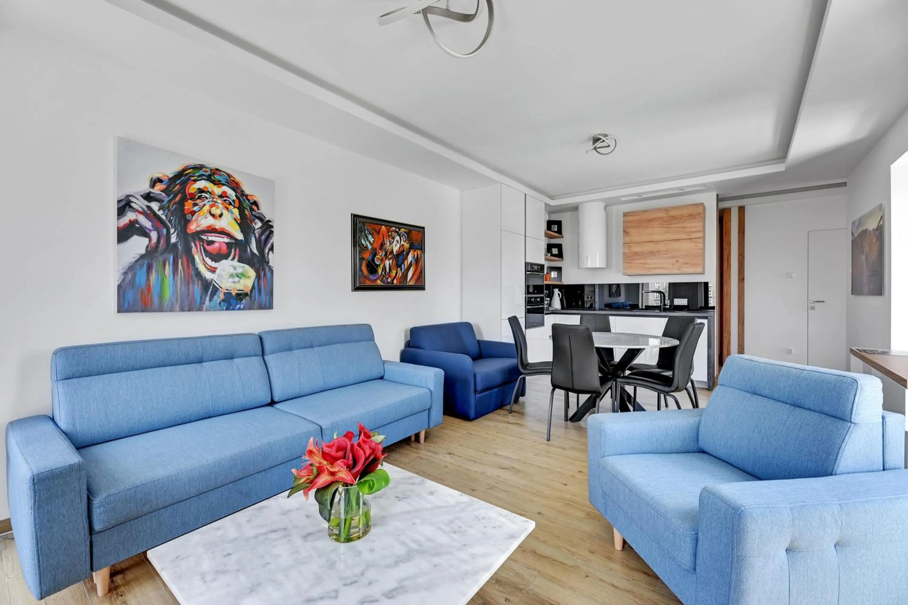 Seating area in GRANO APARTMENTS Gdańsk Residence SPA & Wellness - GRANO APARTMENTS Gdańsk Old Town SPA & Wellness