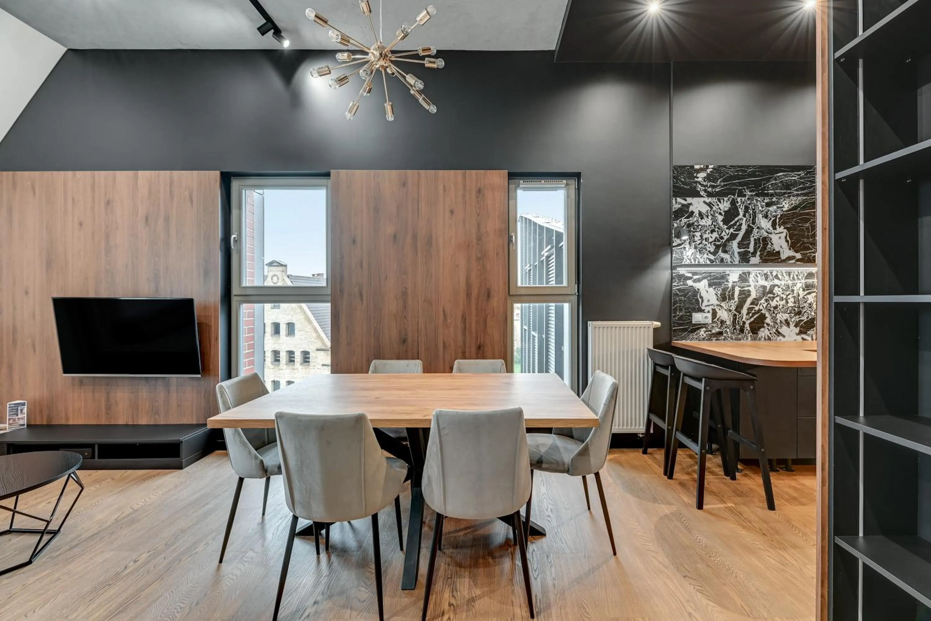 Living room in GRANO APARTMENTS Gdańsk Residence SPA & Wellness - GRANO APARTMENTS Gdańsk Old Town SPA & Wellness