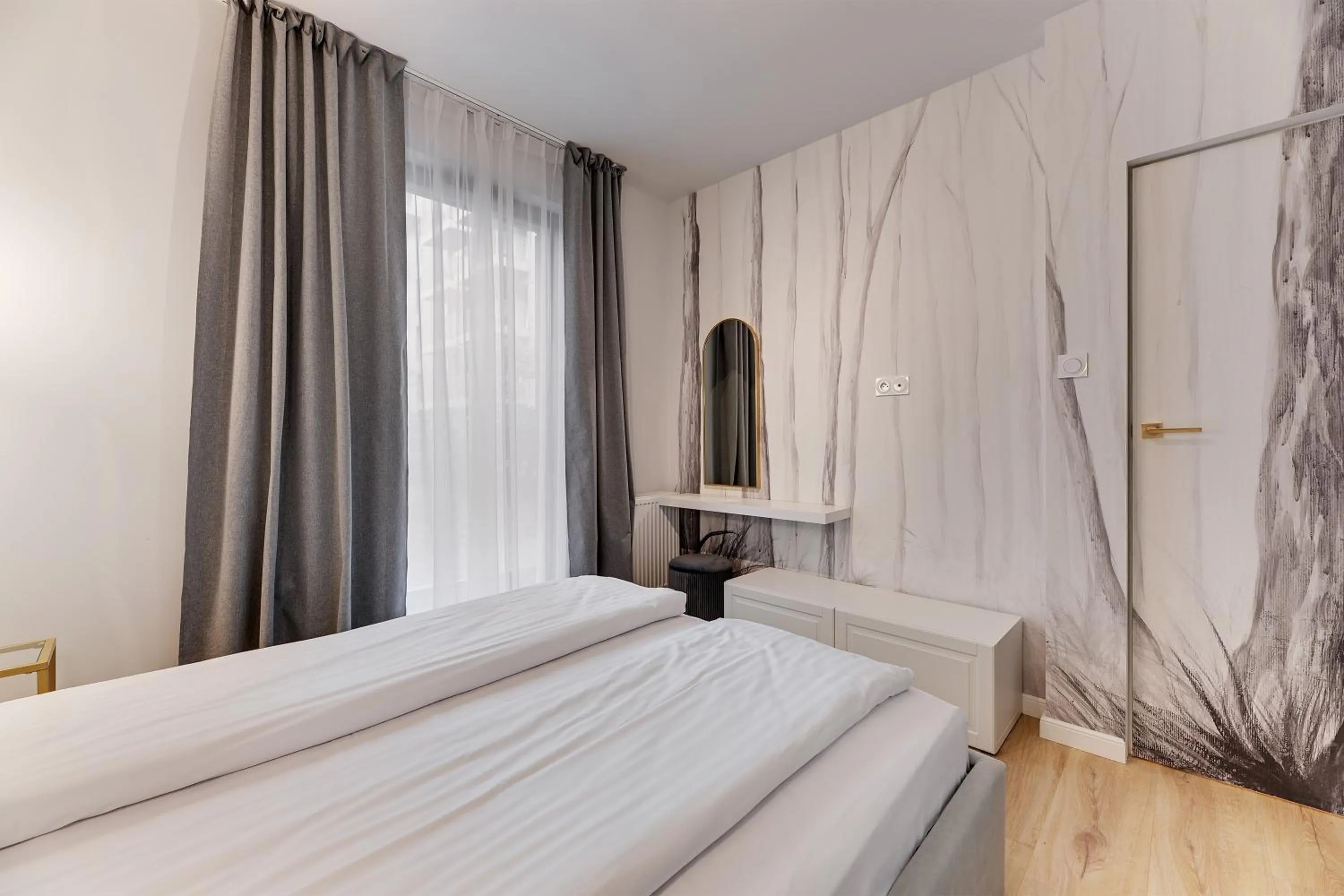 Bed in GRANO APARTMENTS Gdańsk Residence SPA & Wellness - GRANO APARTMENTS Gdańsk Old Town SPA & Wellness