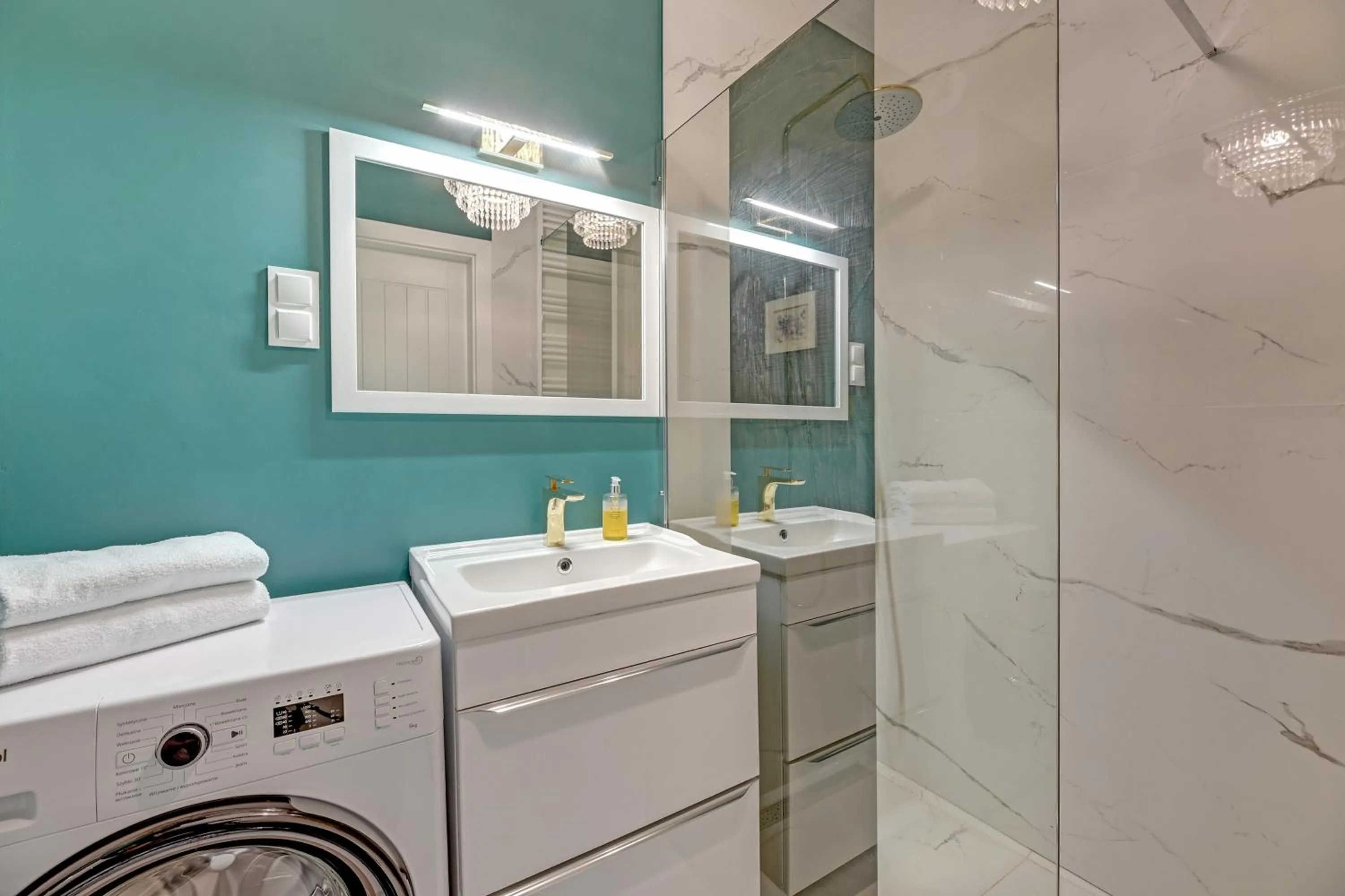 Bathroom in GRANO APARTMENTS Gdańsk Residence SPA & Wellness - GRANO APARTMENTS Gdańsk Old Town SPA & Wellness