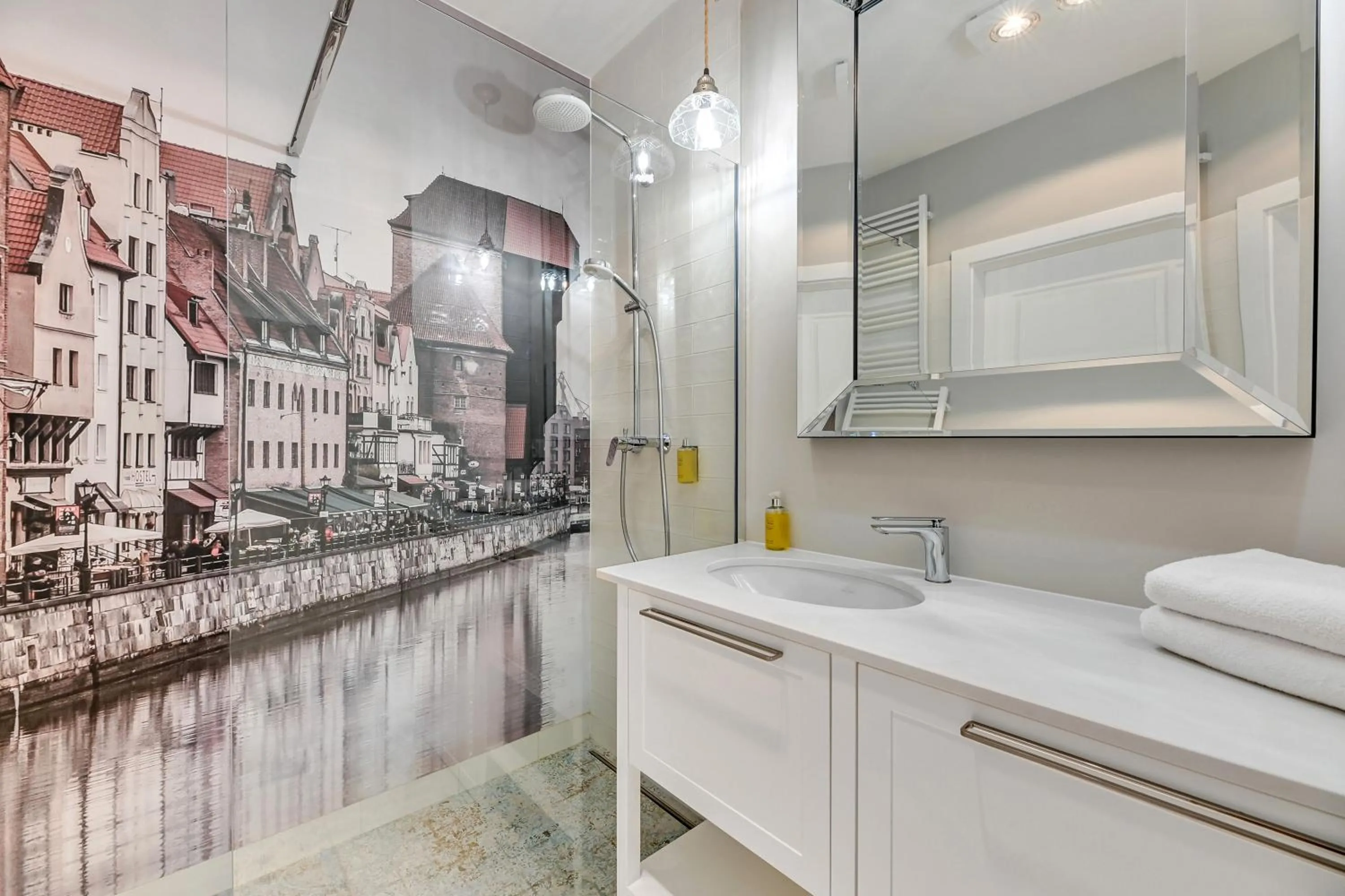 Bathroom in GRANO APARTMENTS Gdańsk Residence SPA & Wellness - GRANO APARTMENTS Gdańsk Old Town SPA & Wellness