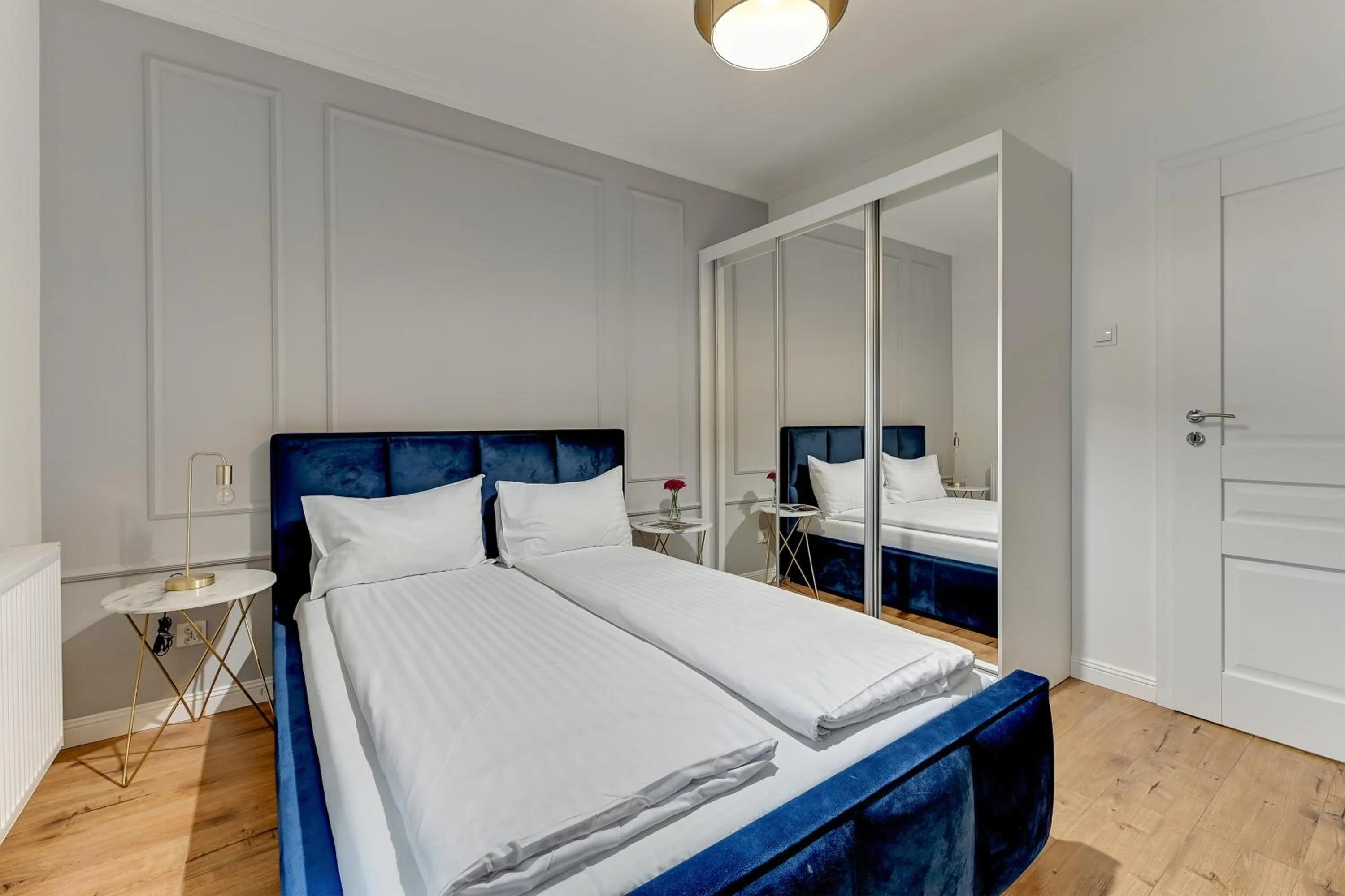 Bed in GRANO APARTMENTS Gdańsk Residence SPA & Wellness - GRANO APARTMENTS Gdańsk Old Town SPA & Wellness