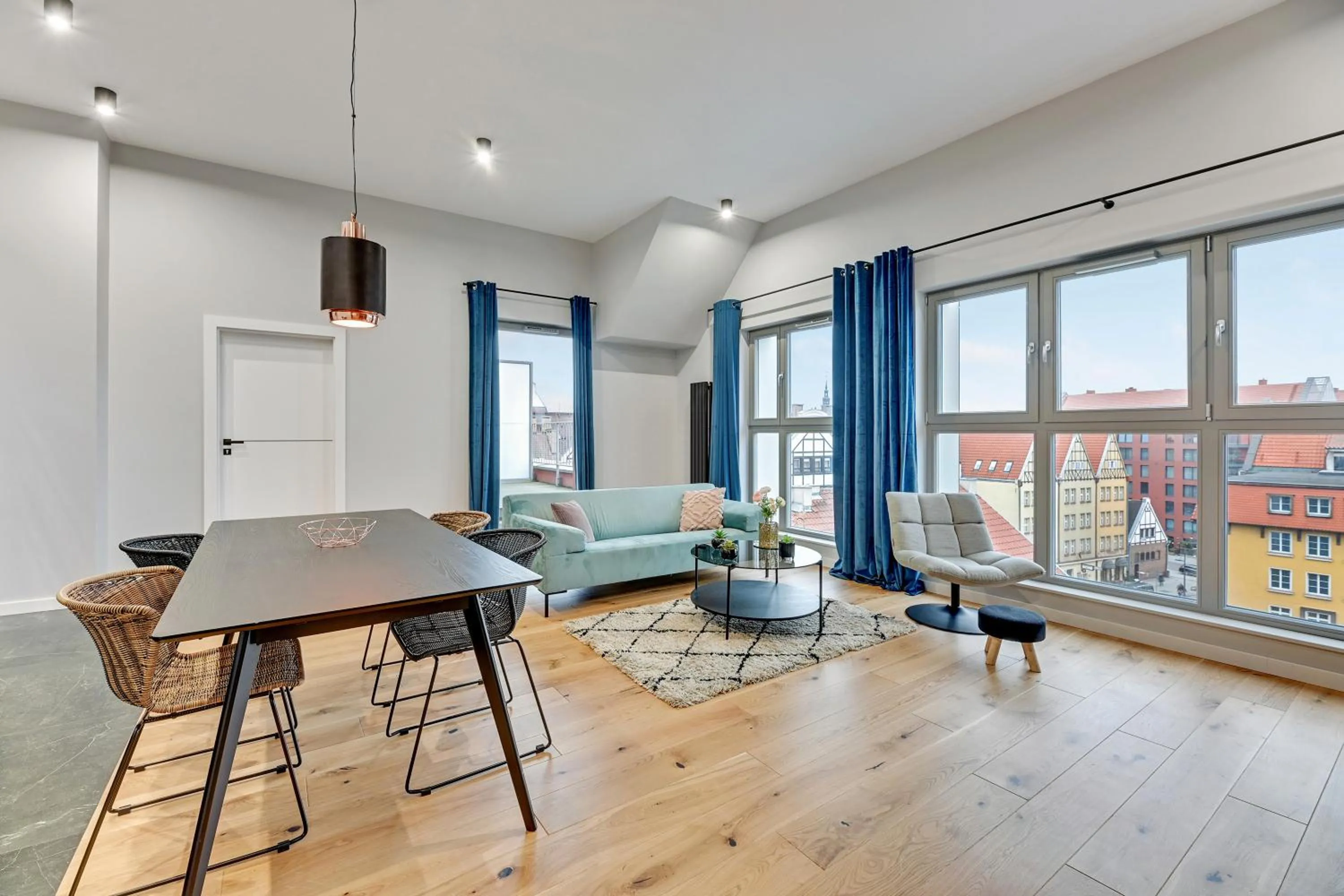 Seating area in GRANO APARTMENTS Gdańsk Residence SPA & Wellness - GRANO APARTMENTS Gdańsk Old Town SPA & Wellness