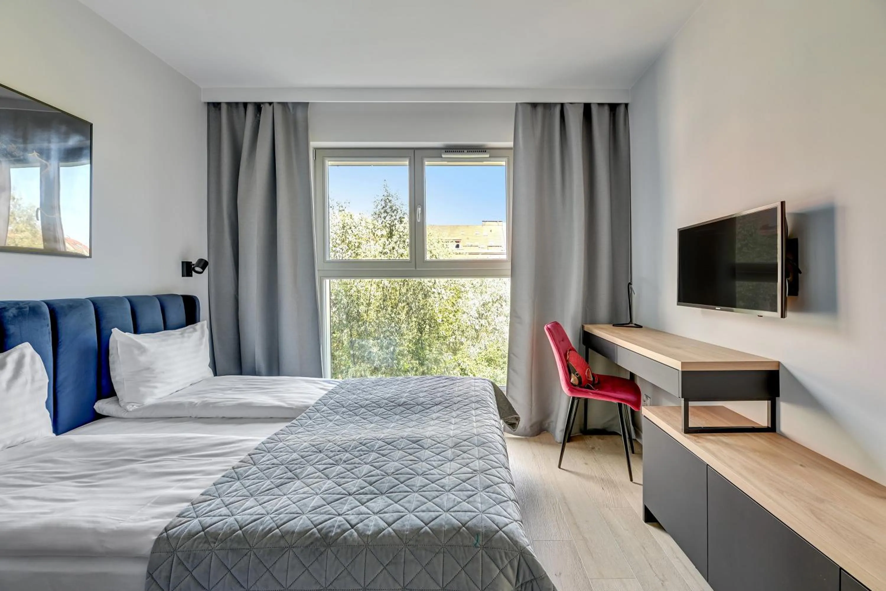 Bed in GRANO APARTMENTS Gdańsk Residence SPA & Wellness - GRANO APARTMENTS Gdańsk Old Town SPA & Wellness