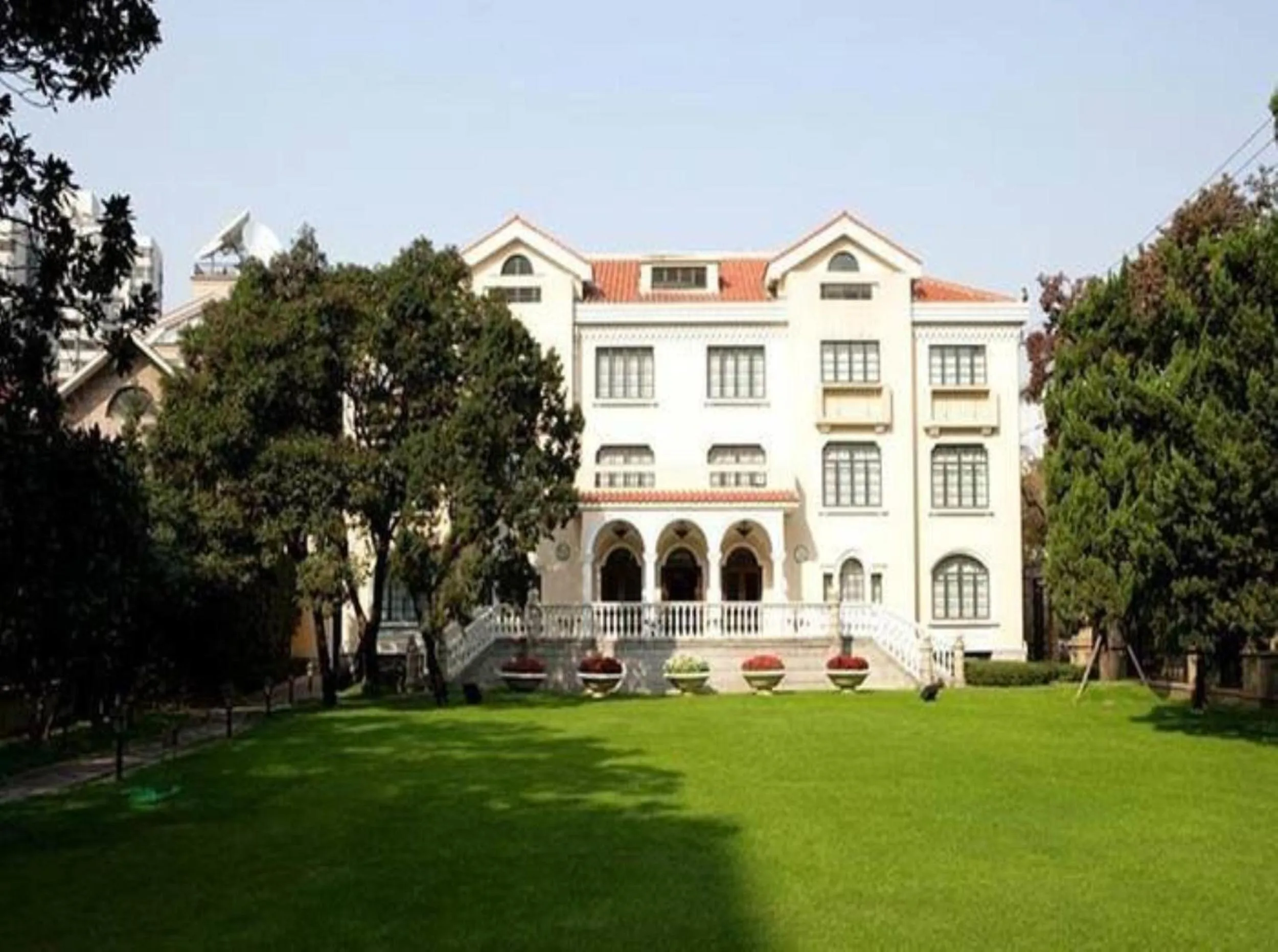 Decorative detail in Anting Villa Hotel