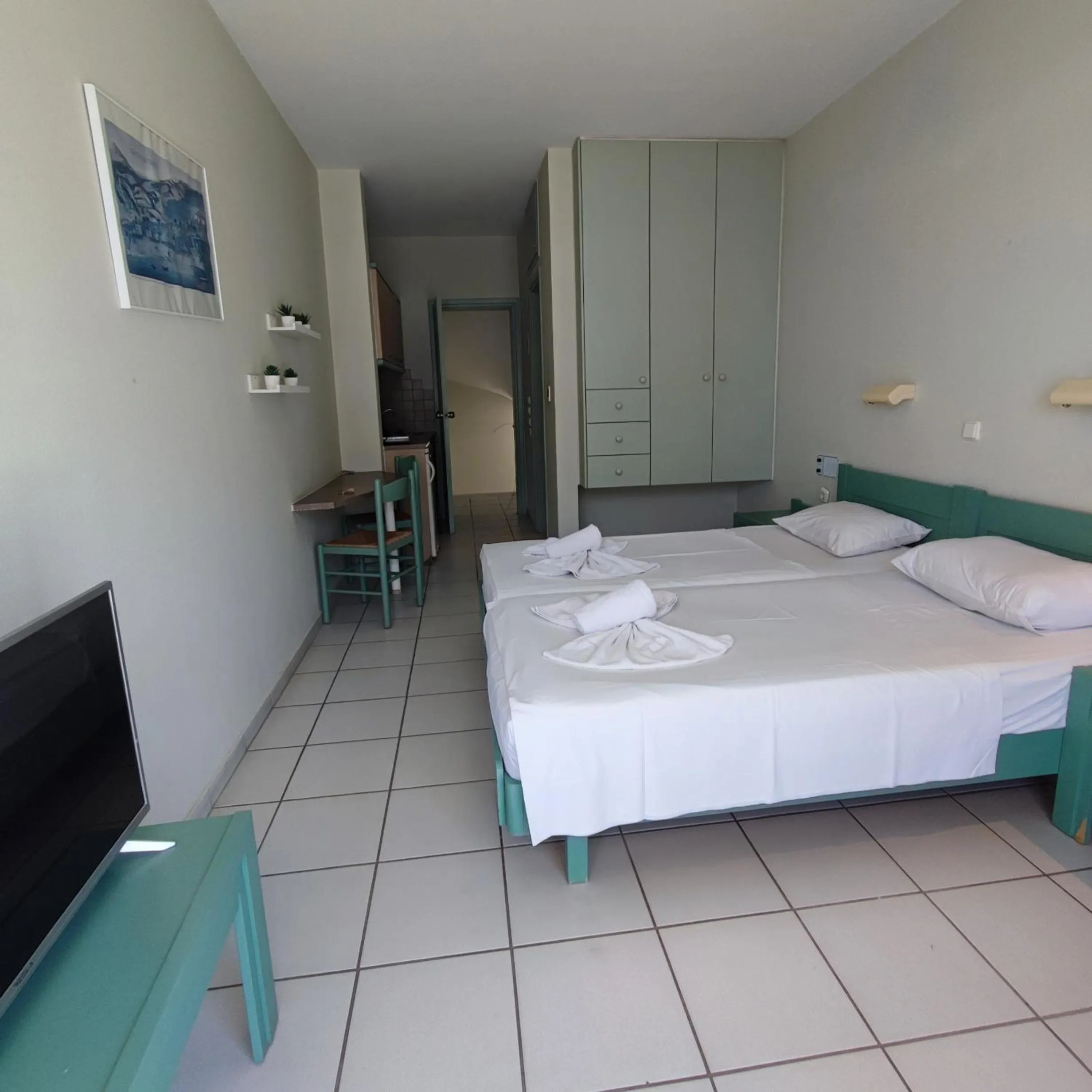 Bed in Ostria Studios