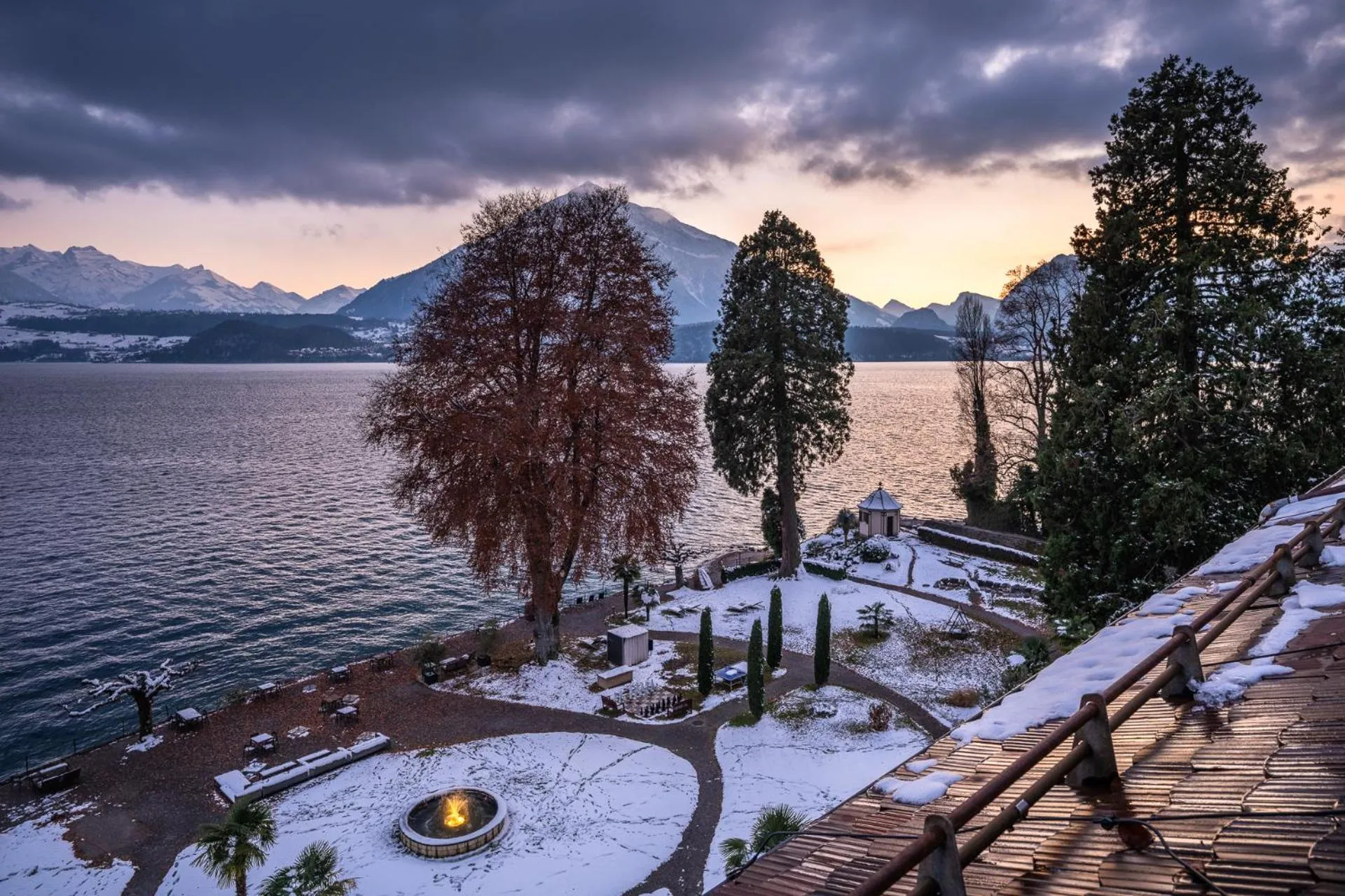 View (from property/room) in Parkhotel Gunten – Beach & Spa