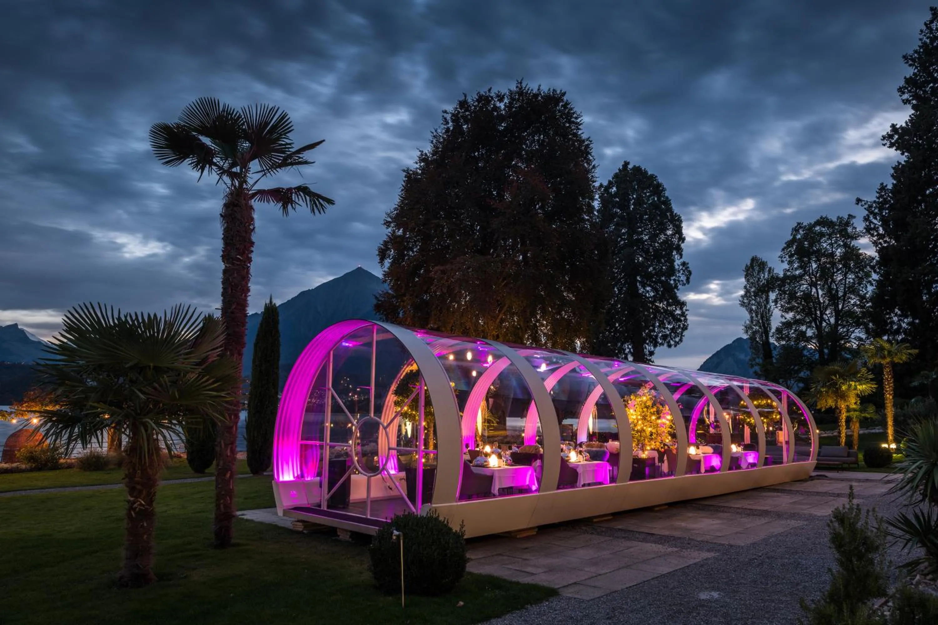 Property building in Parkhotel Gunten – Beach & Spa