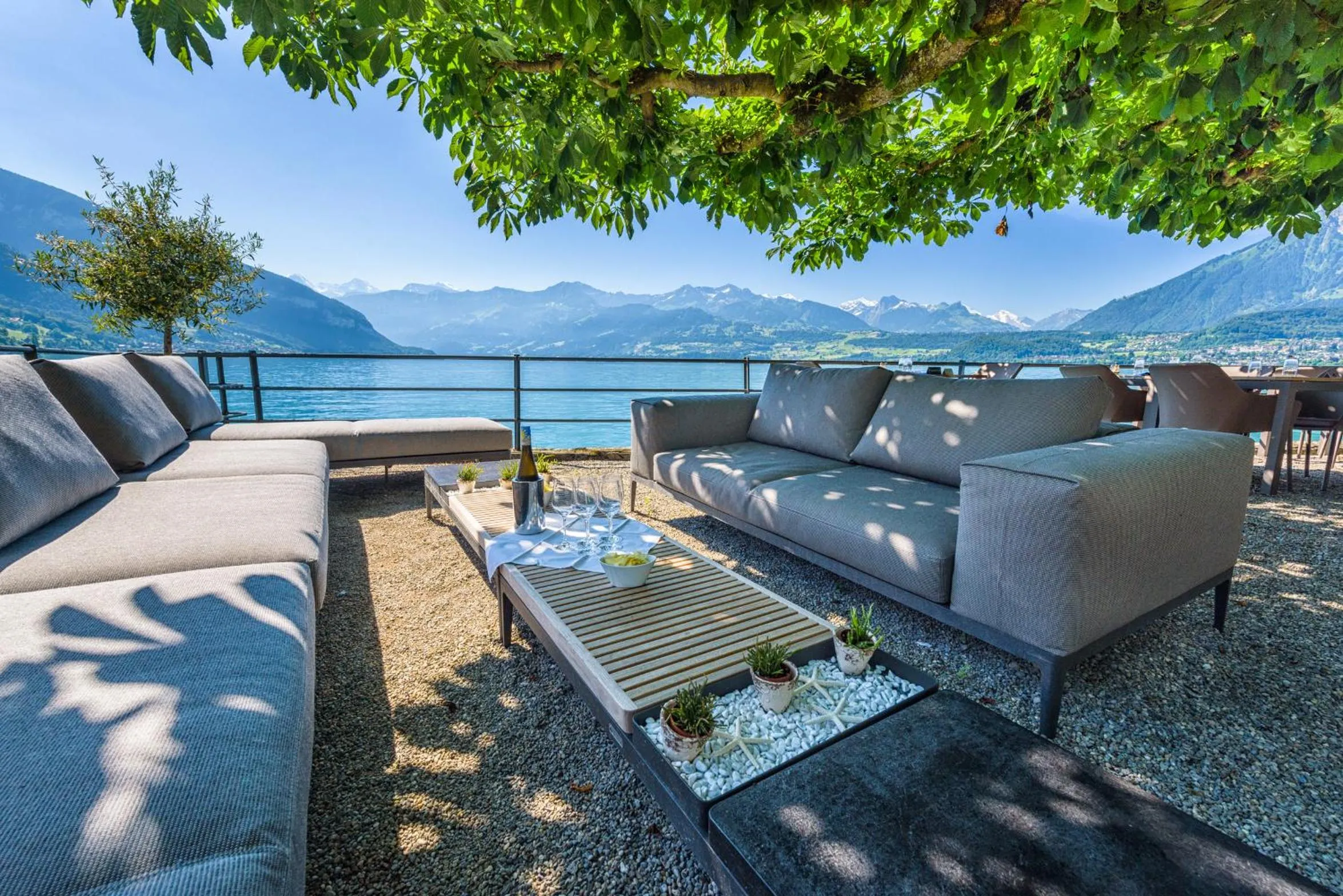 Garden in Parkhotel Gunten – Beach & Spa