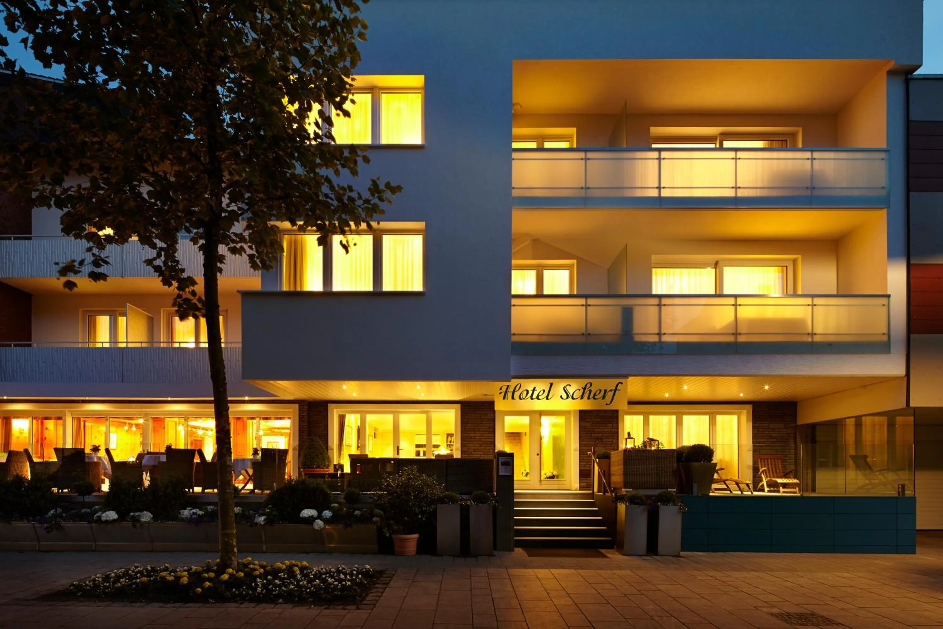 Facade/entrance in Hotel Scherf