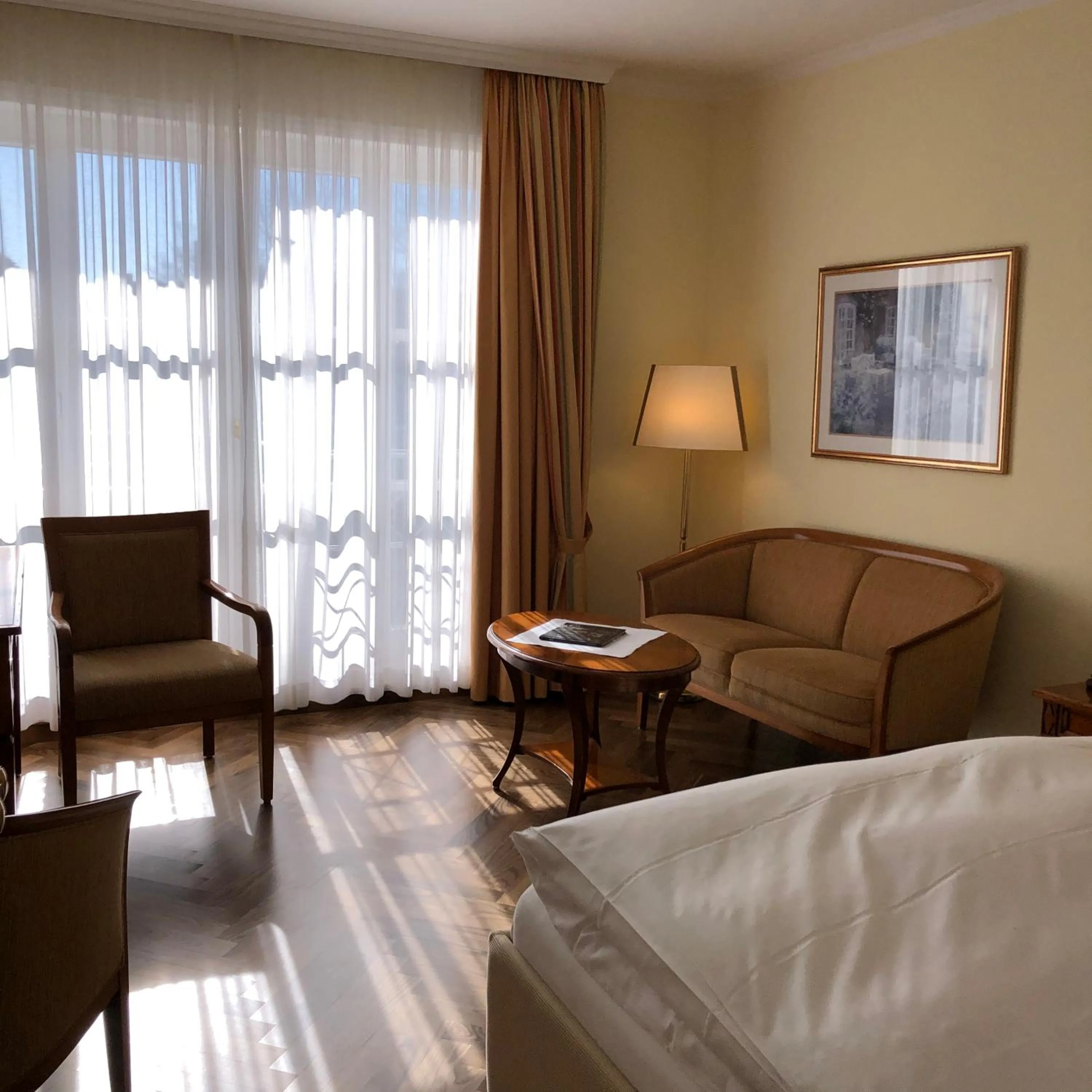 Decorative detail, Bed in Hotel Scherf