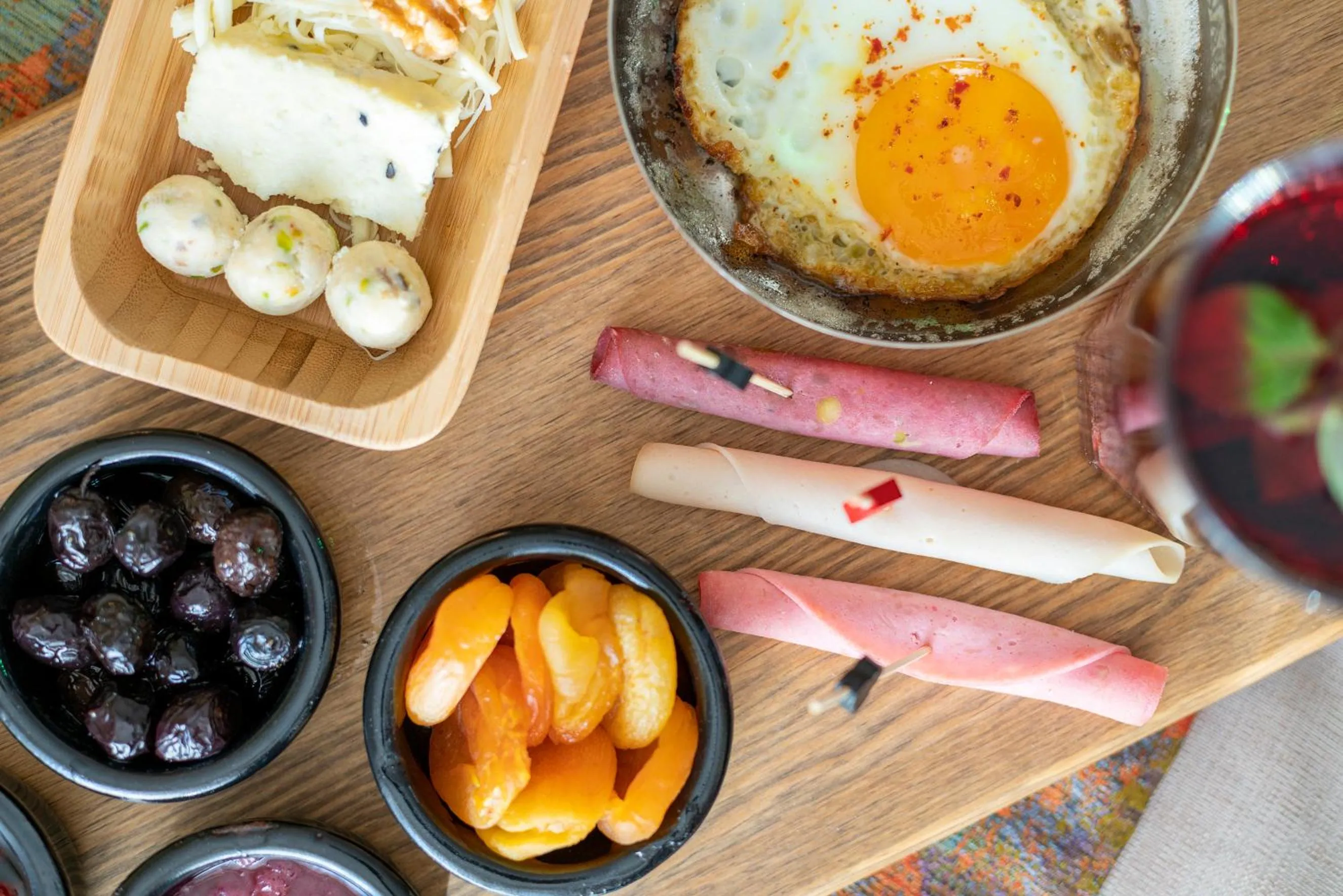 Food close-up in SUNOLUS VINEYARDHOUSe