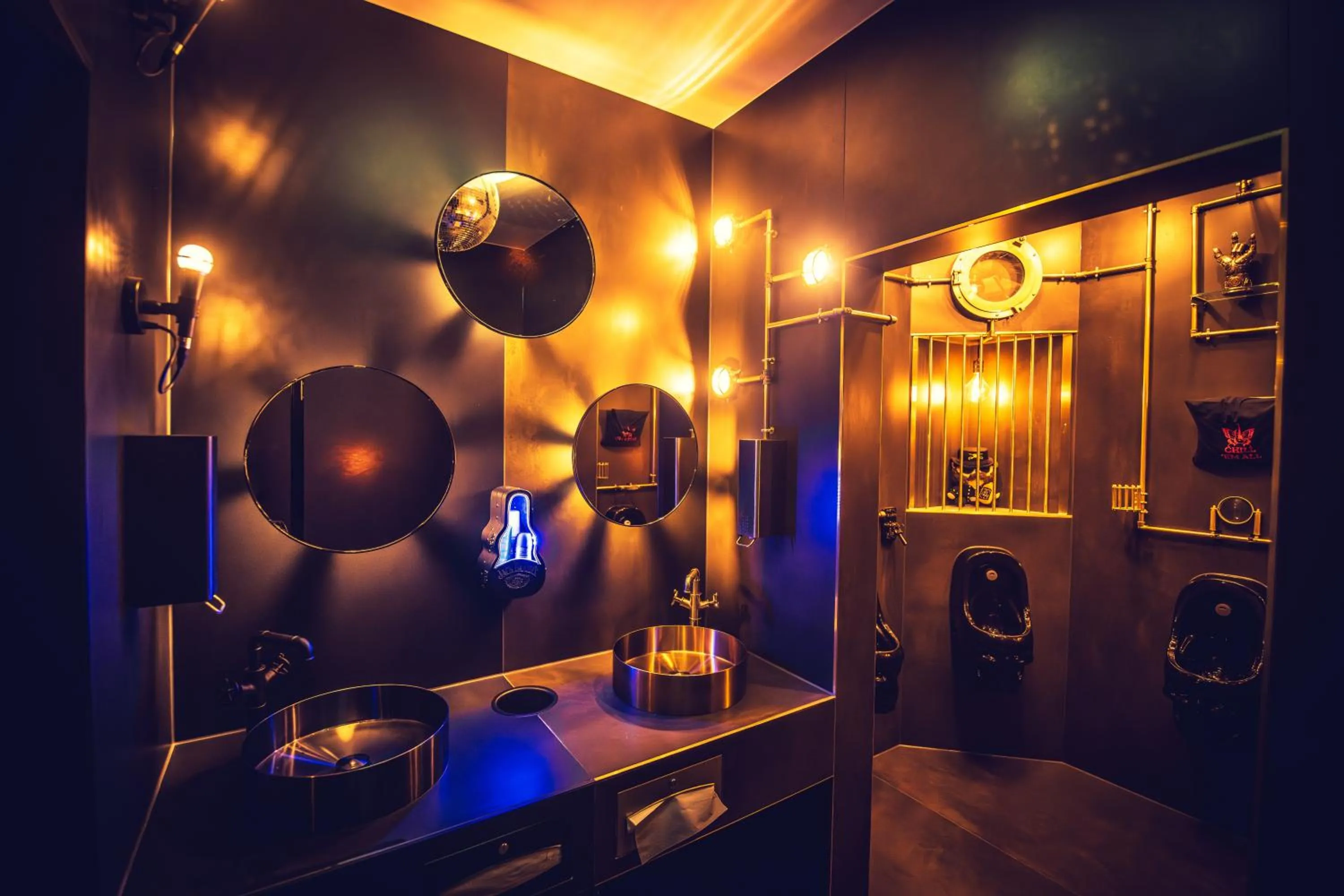 Toilet in Rock&Chill Hotel Falter