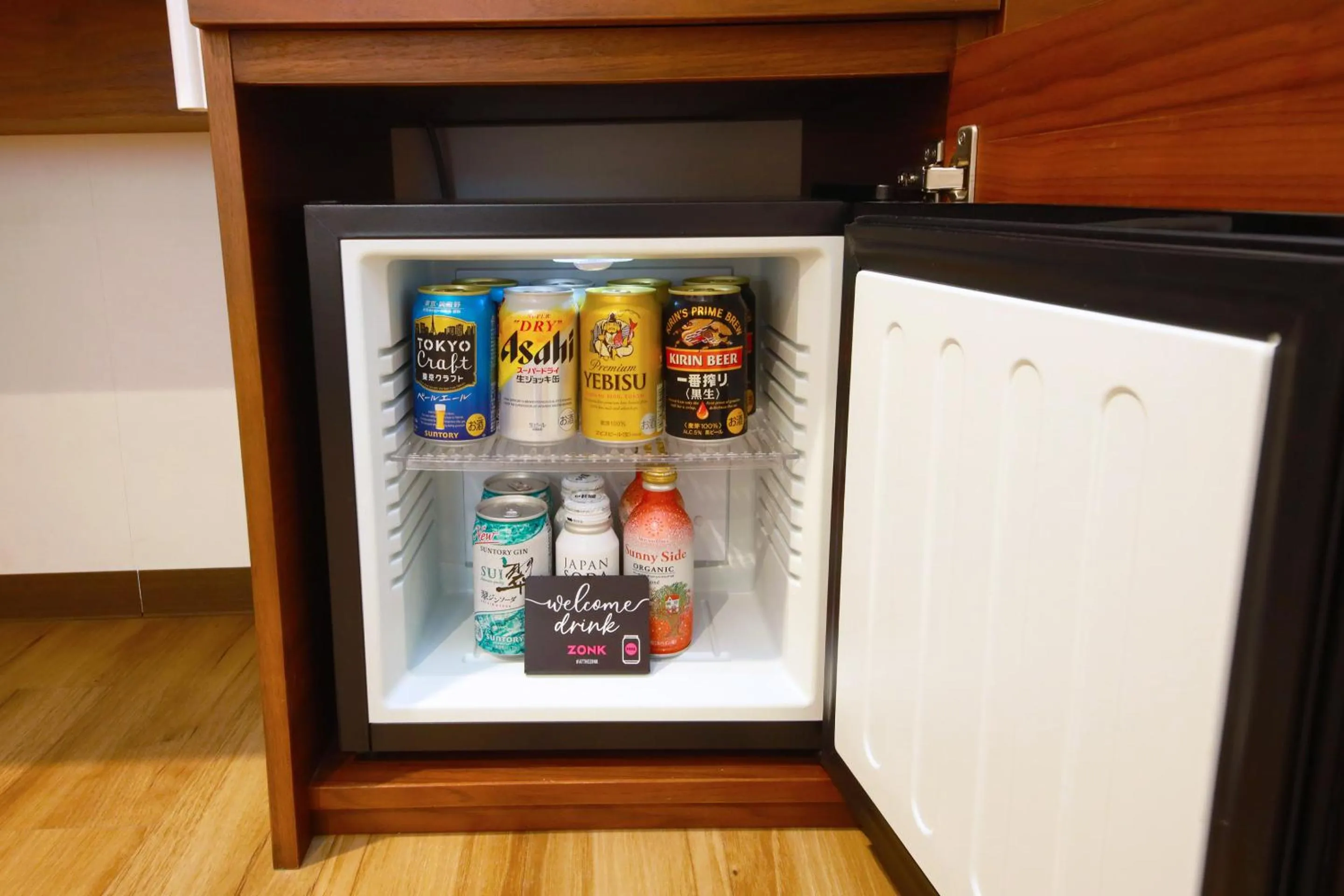 Drinks in ZONK HOTEL Tenjin-Watanabedori