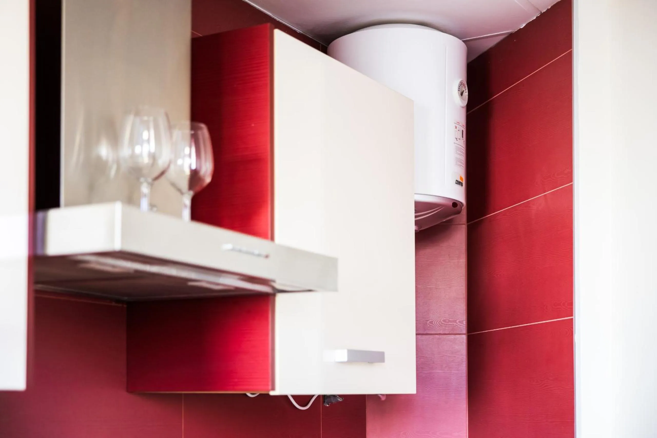 Kitchen or kitchenette in Apartamentos Reyes Católicos