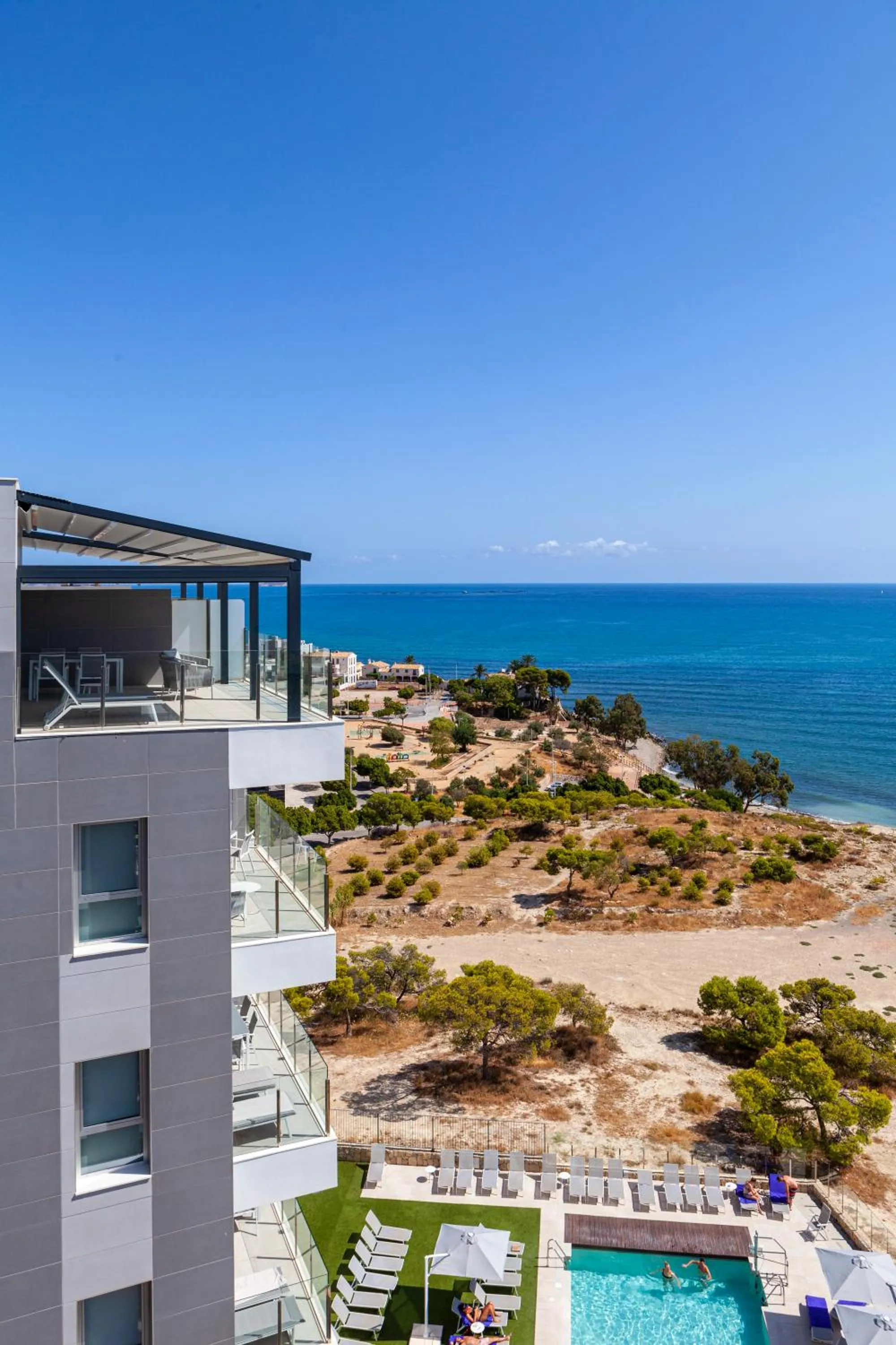 Garden view in Blue Line Apartment Hotel - Be Line Group