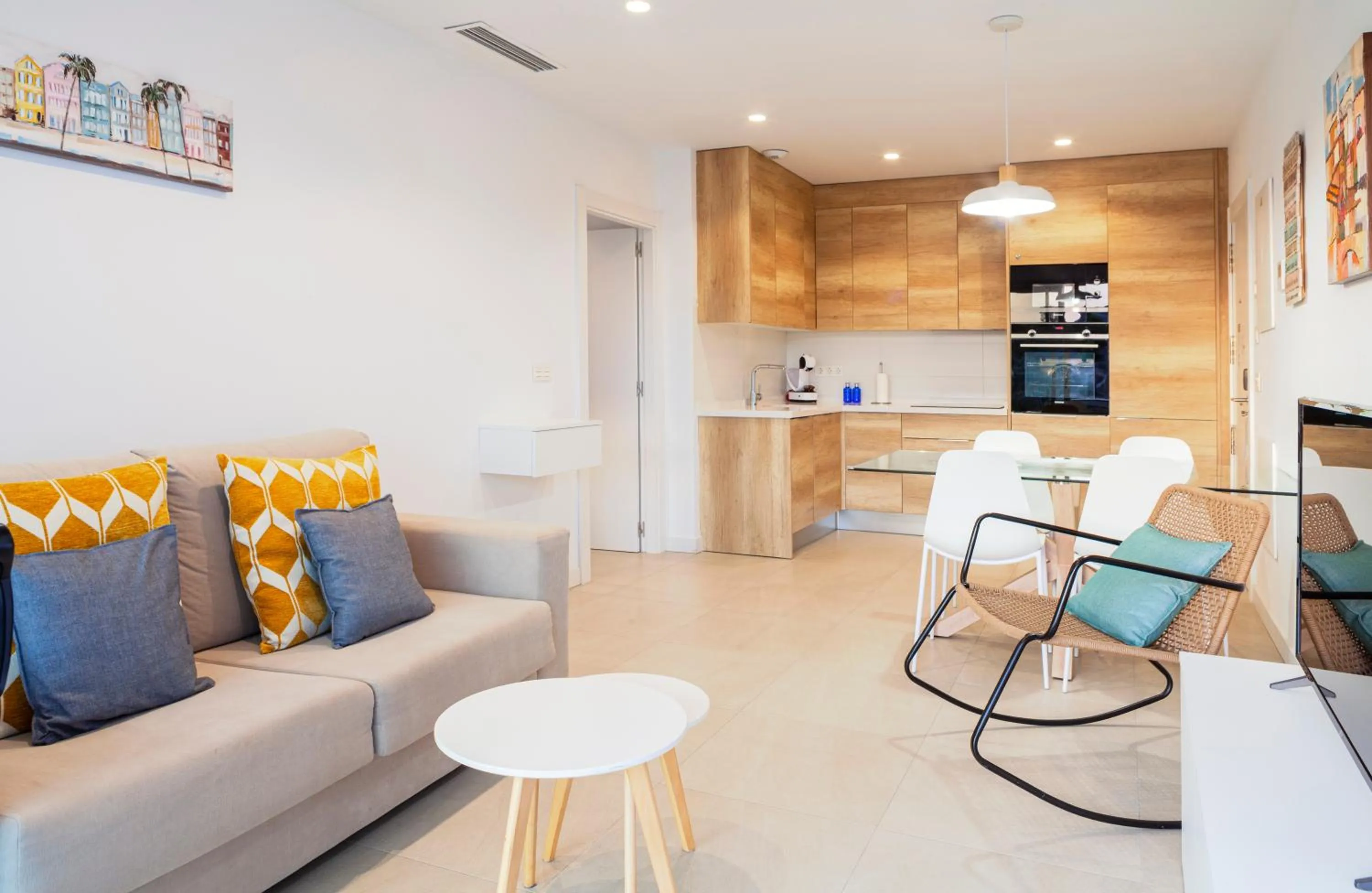 Living room in Blue Line Apartment Hotel - Be Line Group