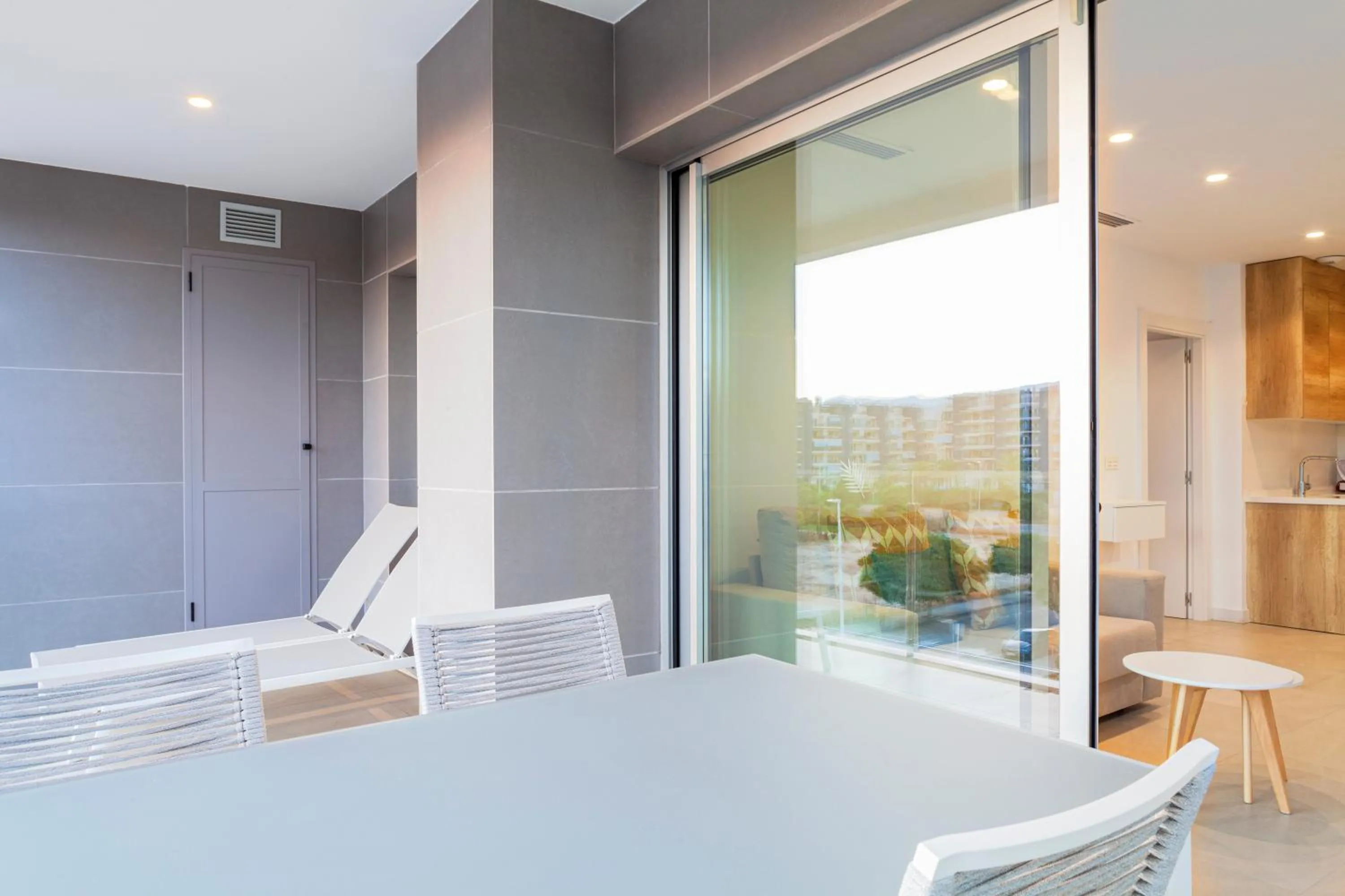 Balcony/Terrace in Blue Line Apartment Hotel - Be Line Group