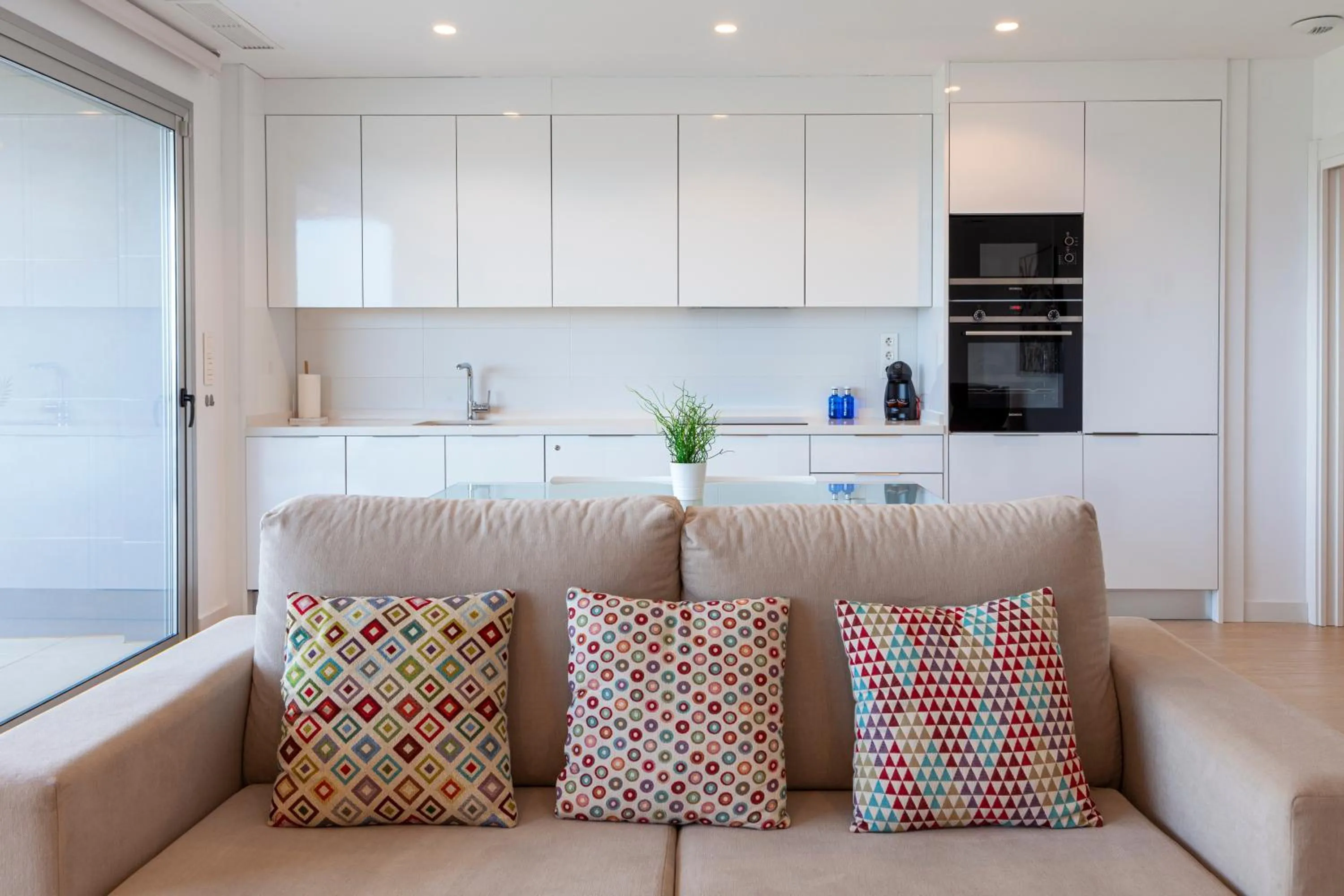 kitchen in Blue Line Apartment Hotel - Be Line Group