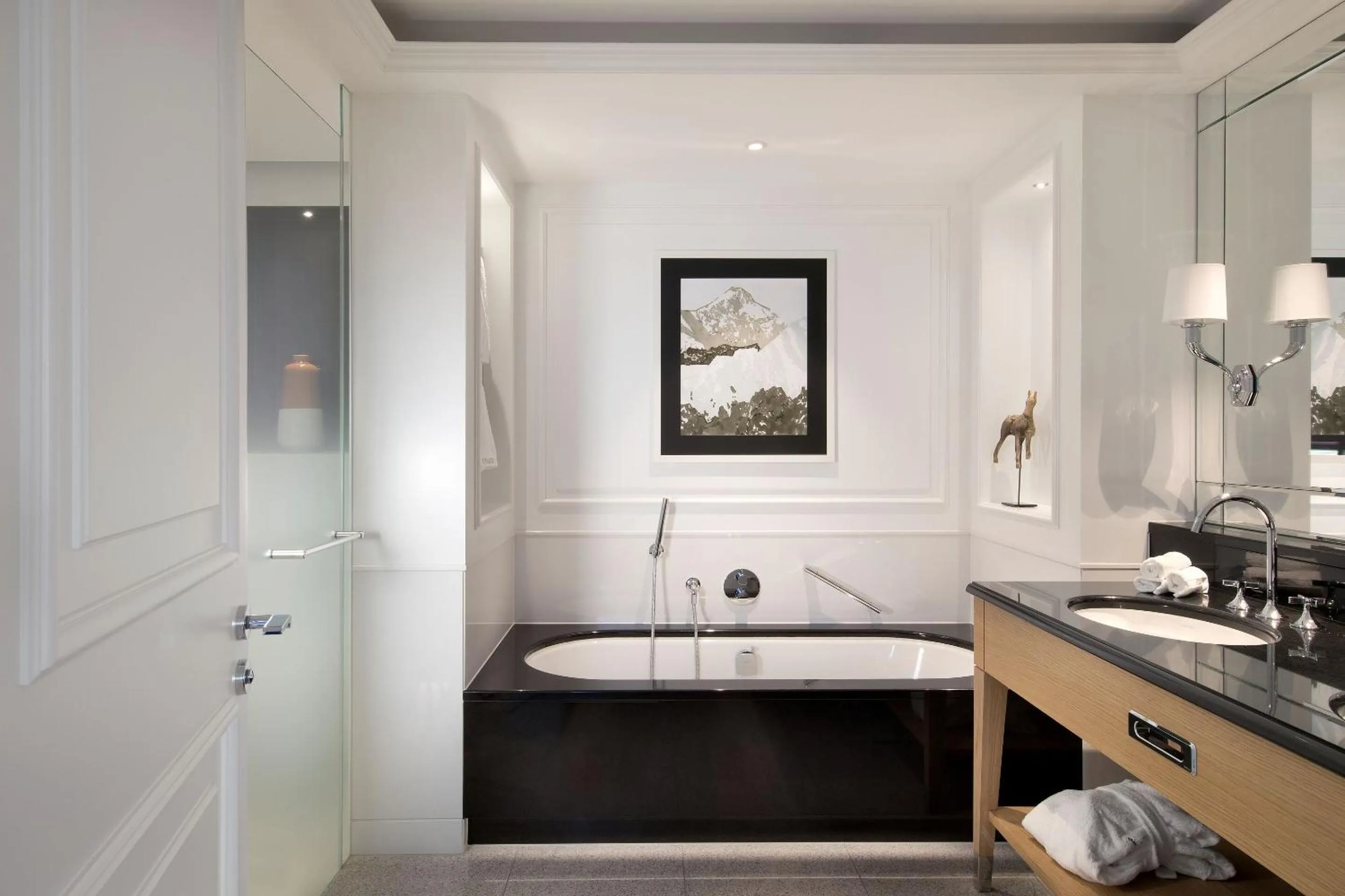 Bathroom in Grand Hotel Kronenhof