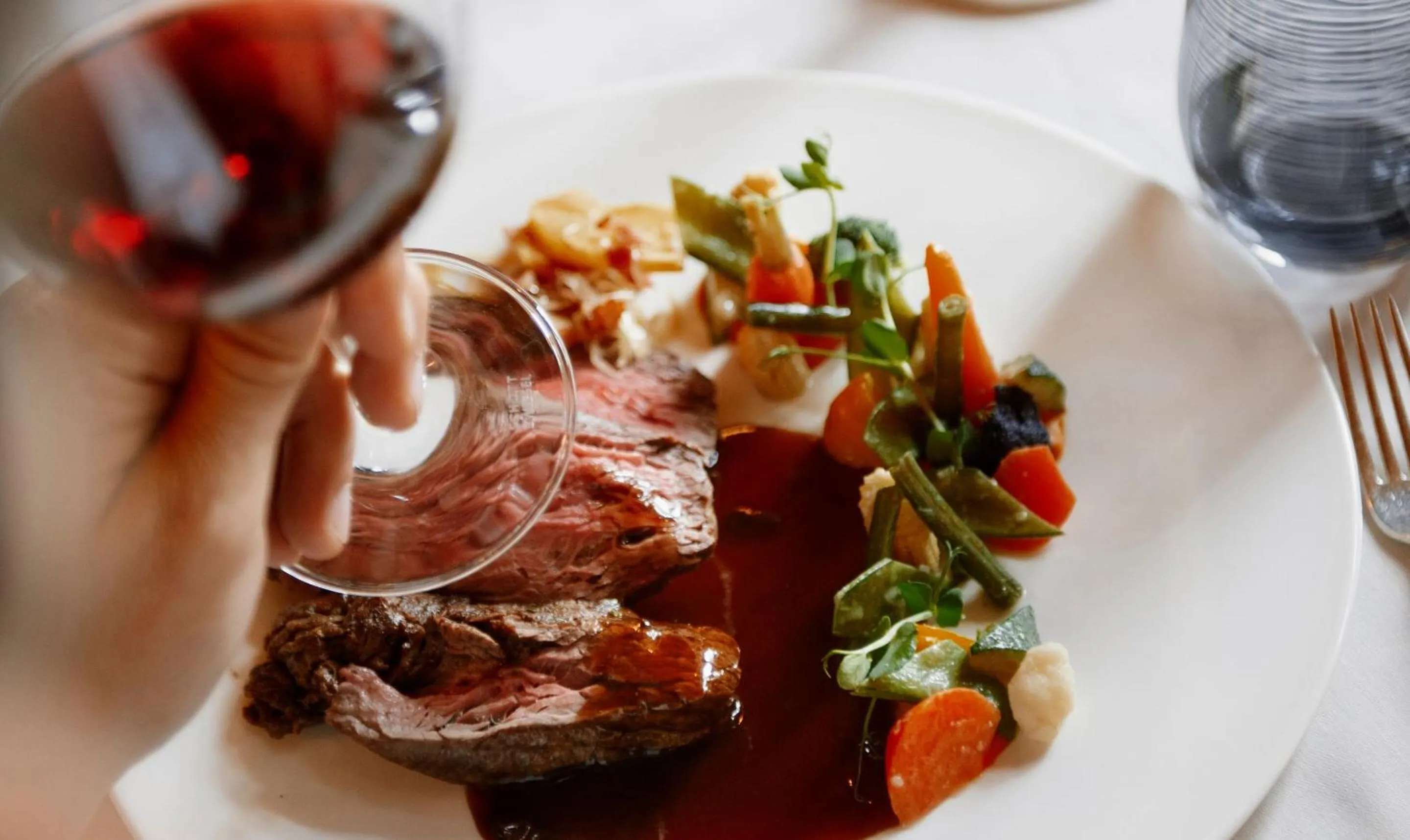 Food close-up in Grand Hotel Kronenhof