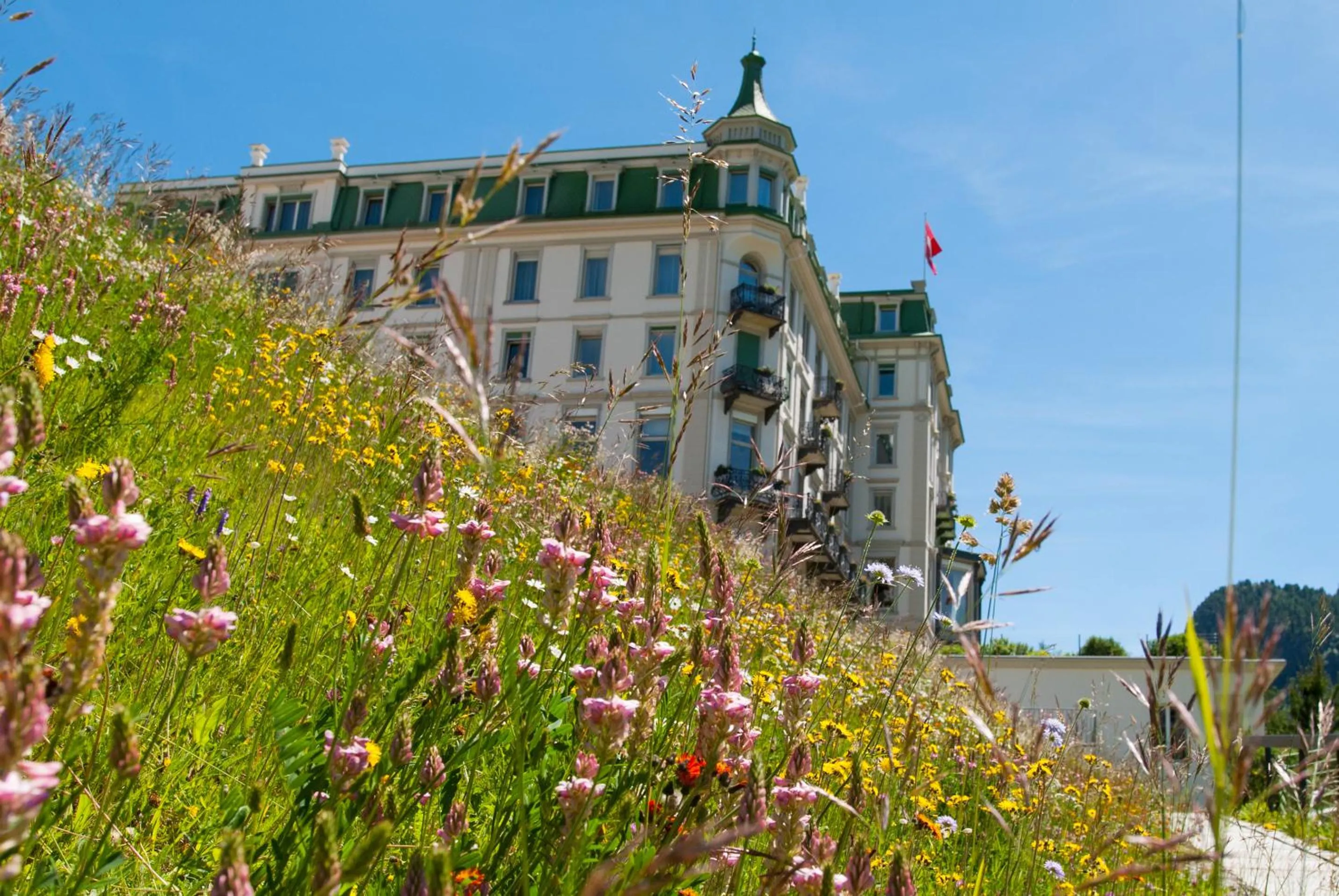 Facade/entrance in Grand Hotel Kronenhof