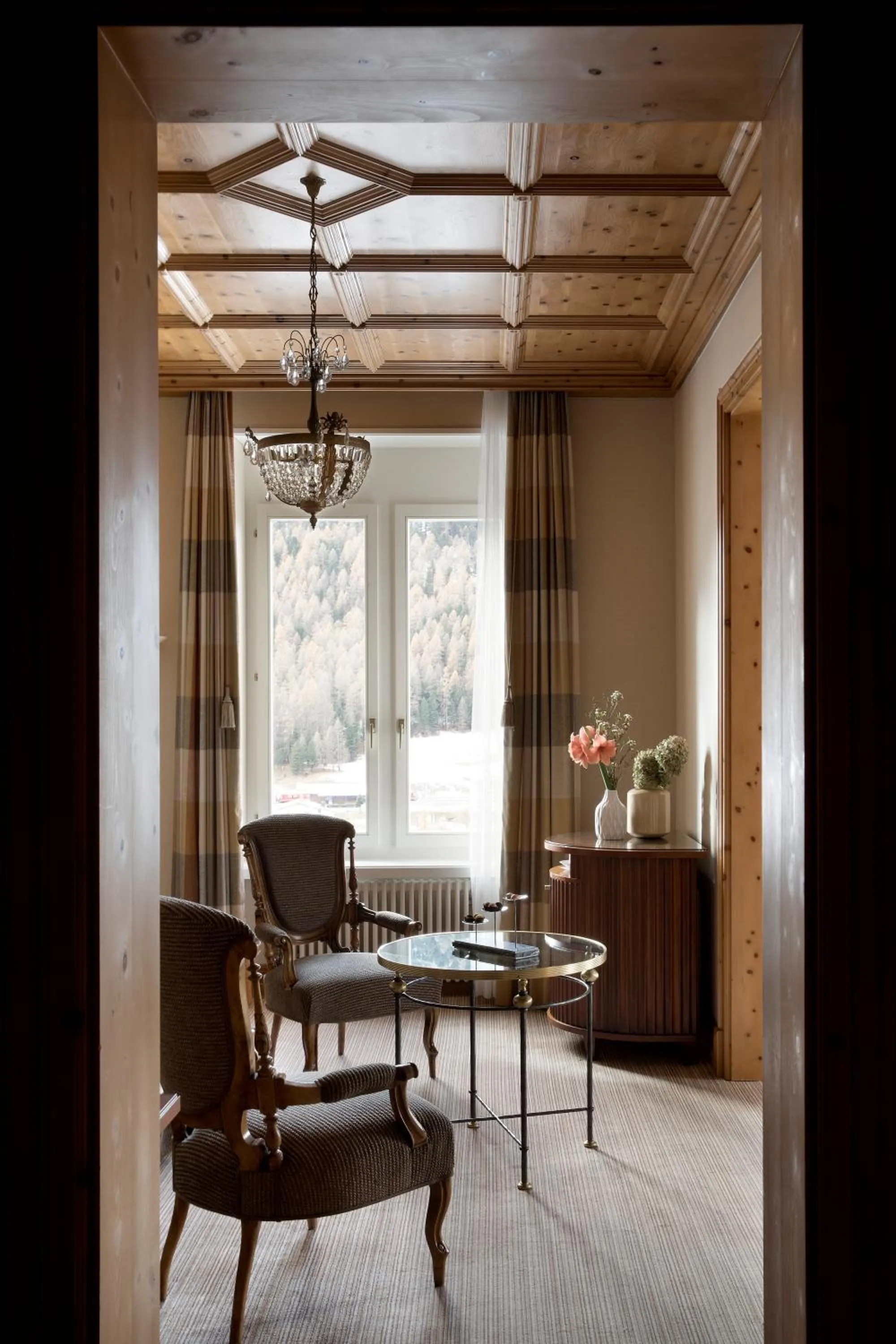 Seating area in Grand Hotel Kronenhof
