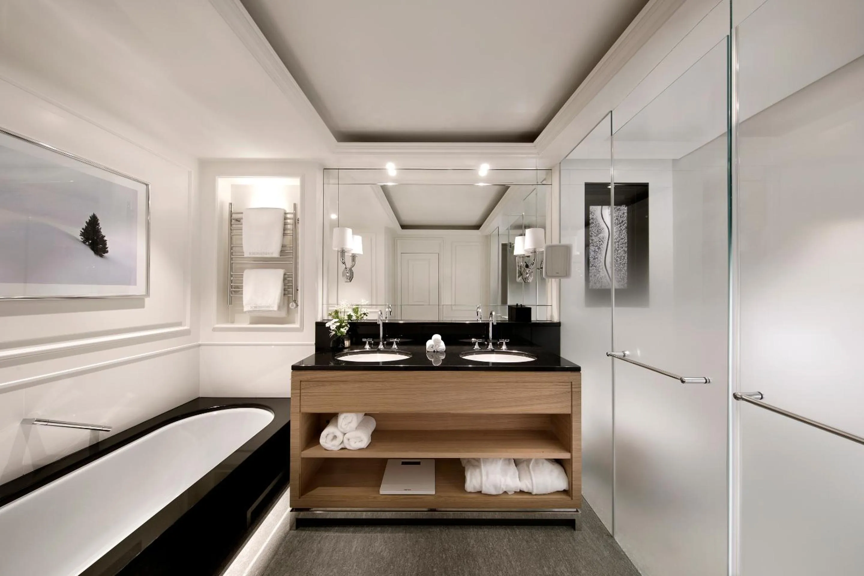 Bathroom in Grand Hotel Kronenhof