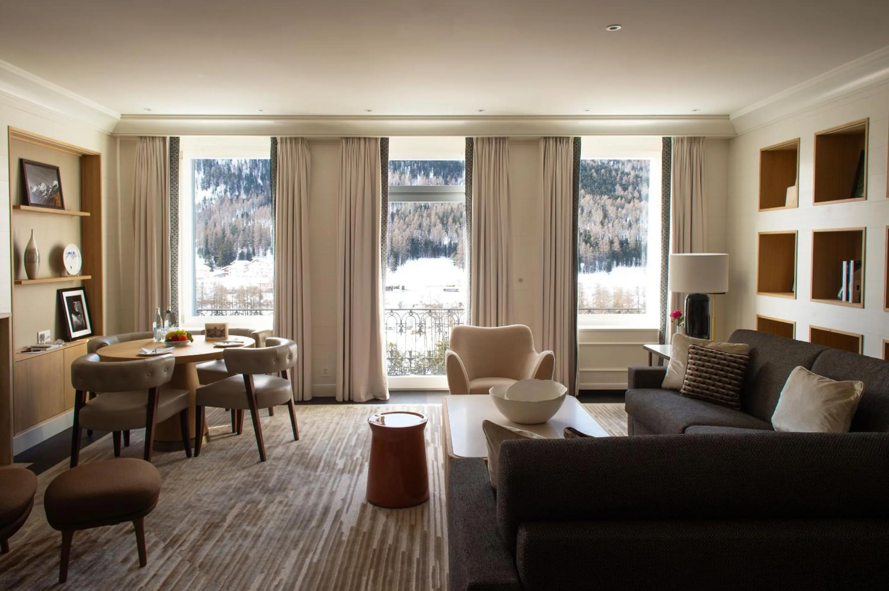 Living room in Grand Hotel Kronenhof