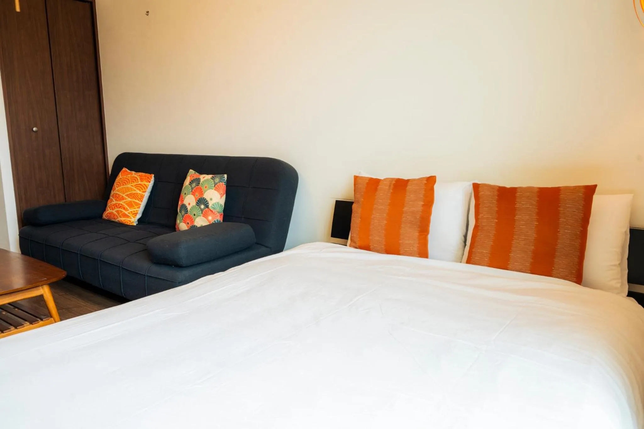 Bed in Apartment Hotel KANSO