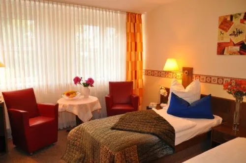 Decorative detail, Bed in Hotel 4 Hufen