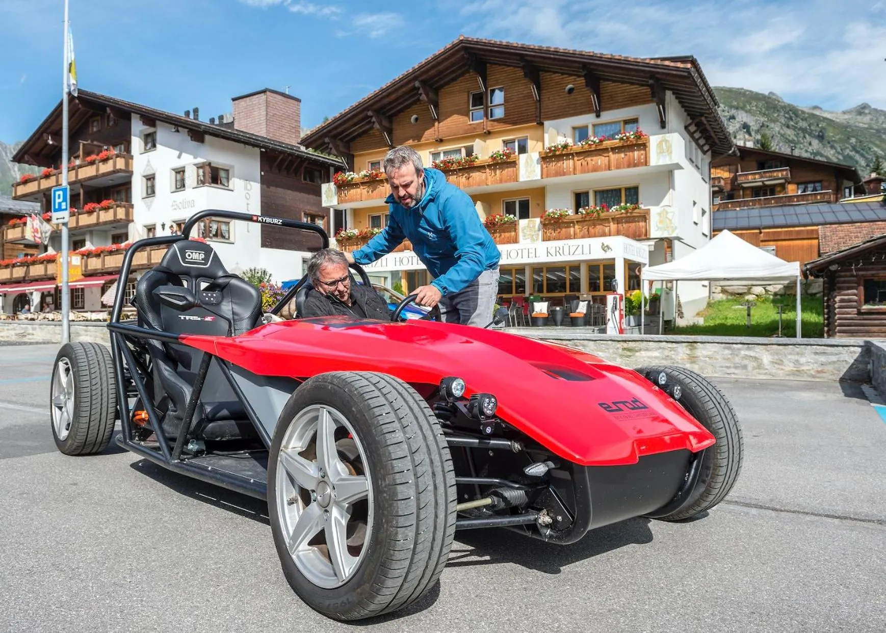 Property building in Hotel Krüzli - dapi 1914