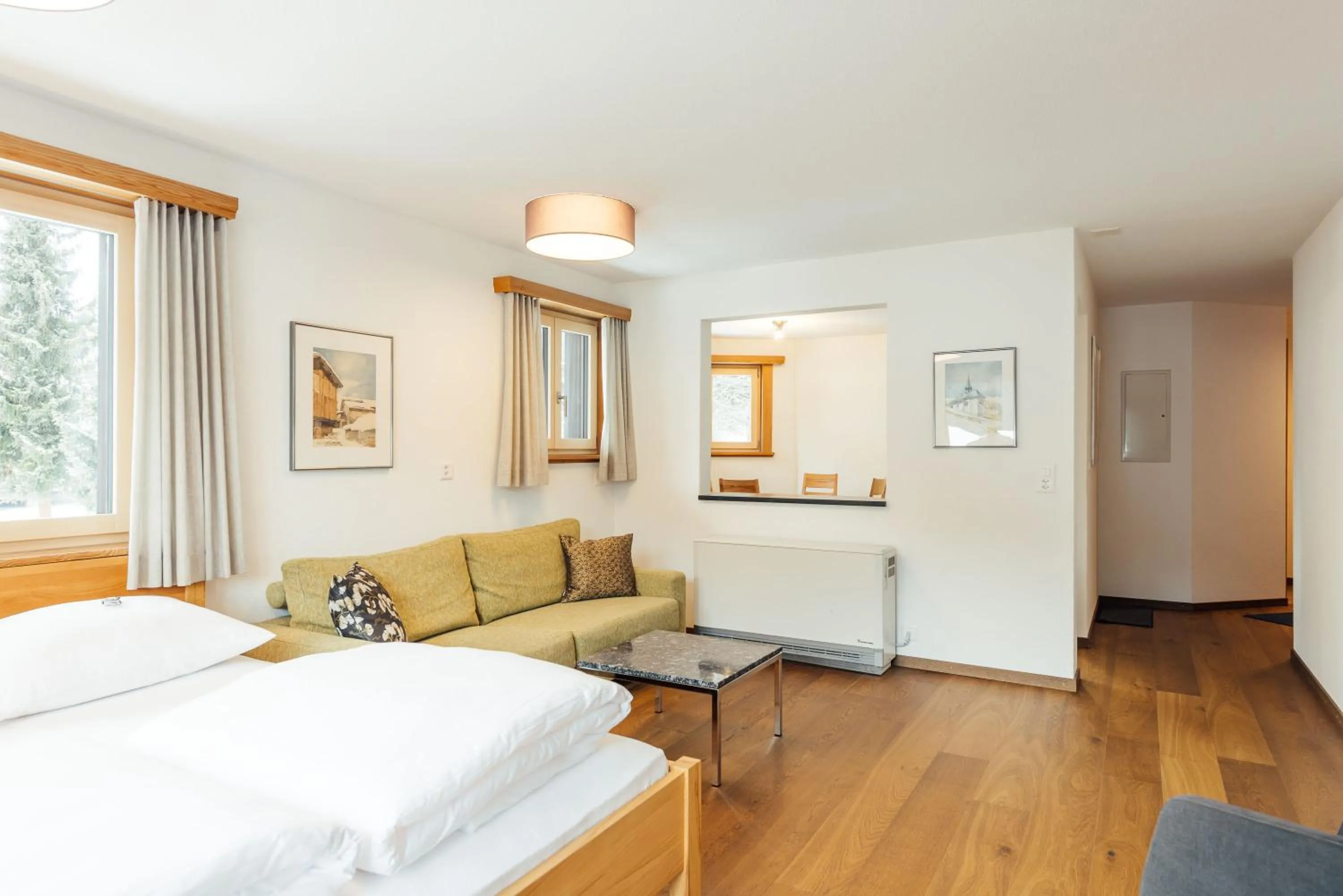 Living room, Bed in Hotel Krüzli - dapi 1914