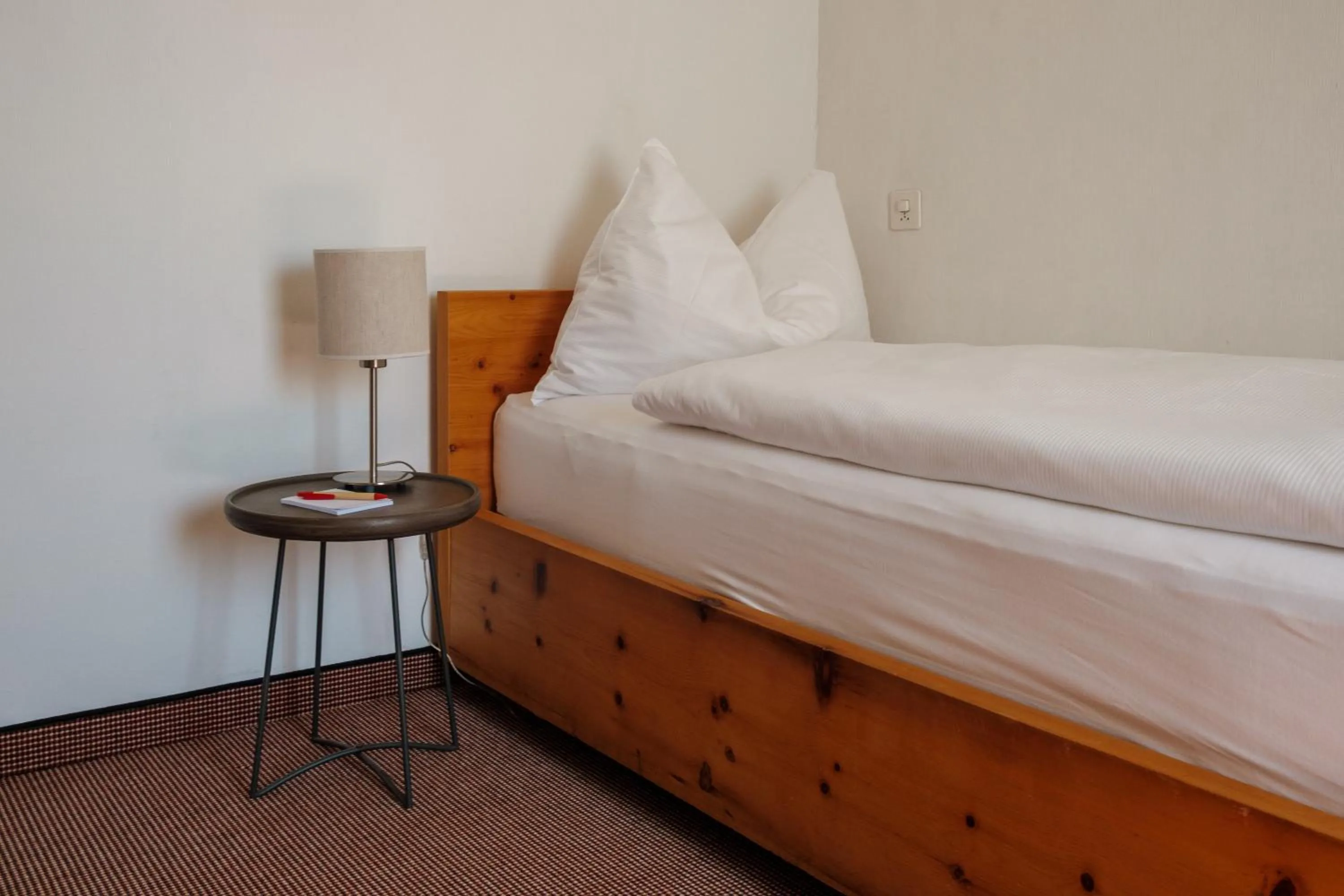 Bed in Hotel Bernina