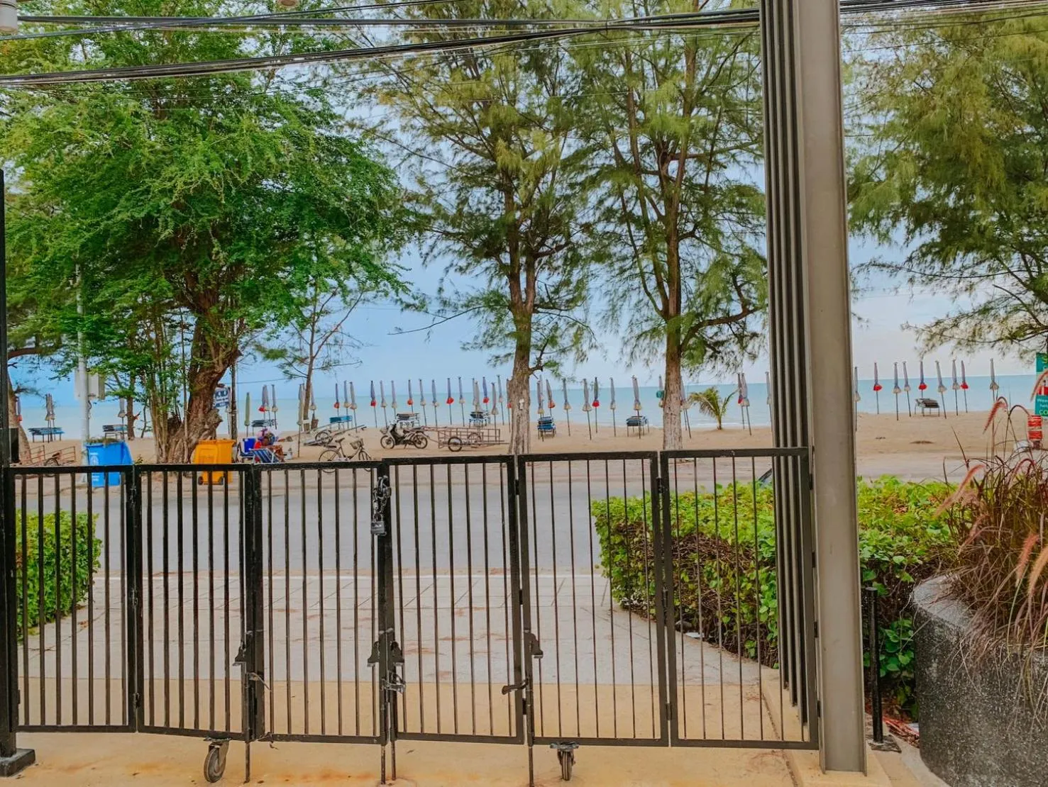 Beach in lumpini park beach